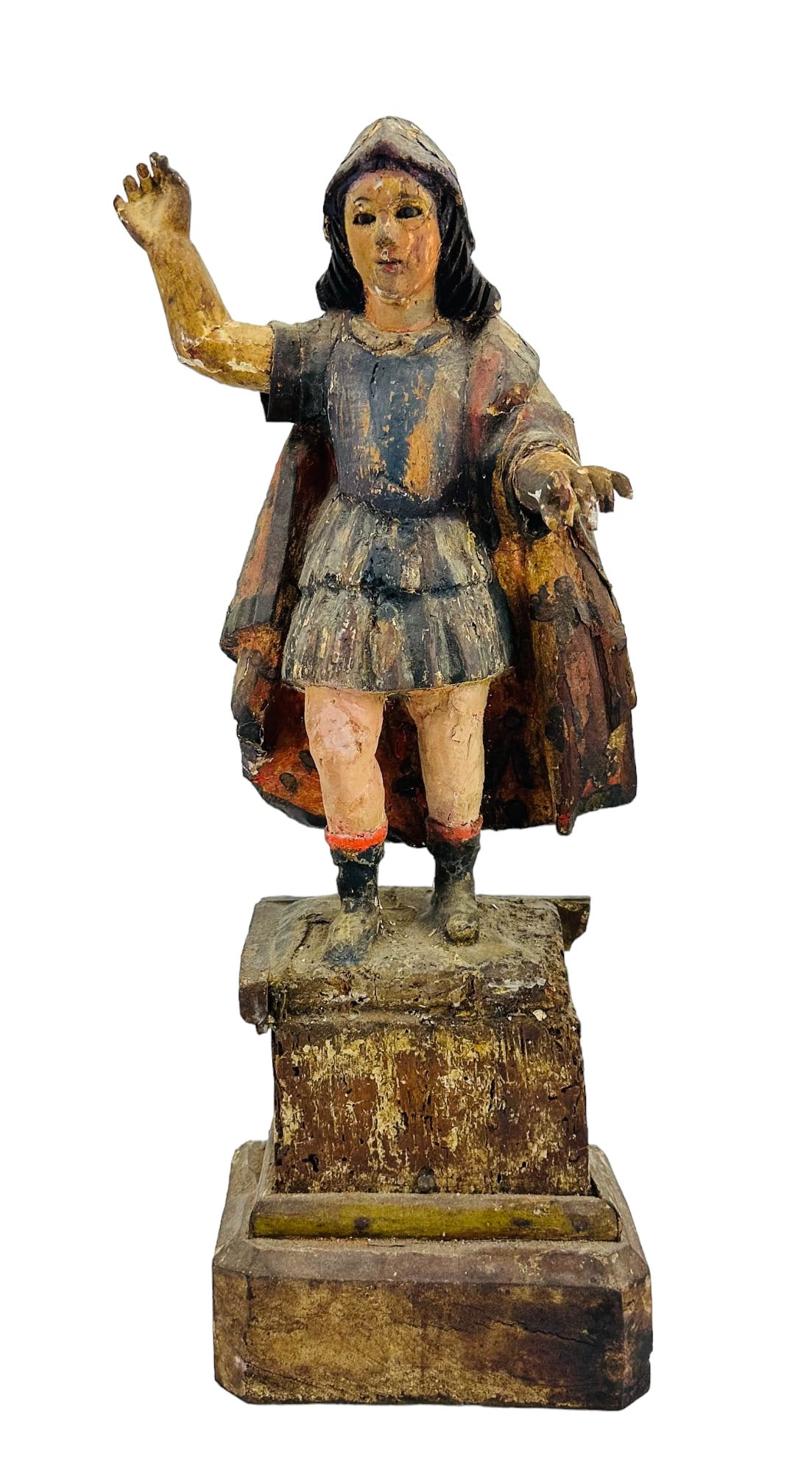 Antique Spanish Colonial Religious Wooden Santos (1 of 5)