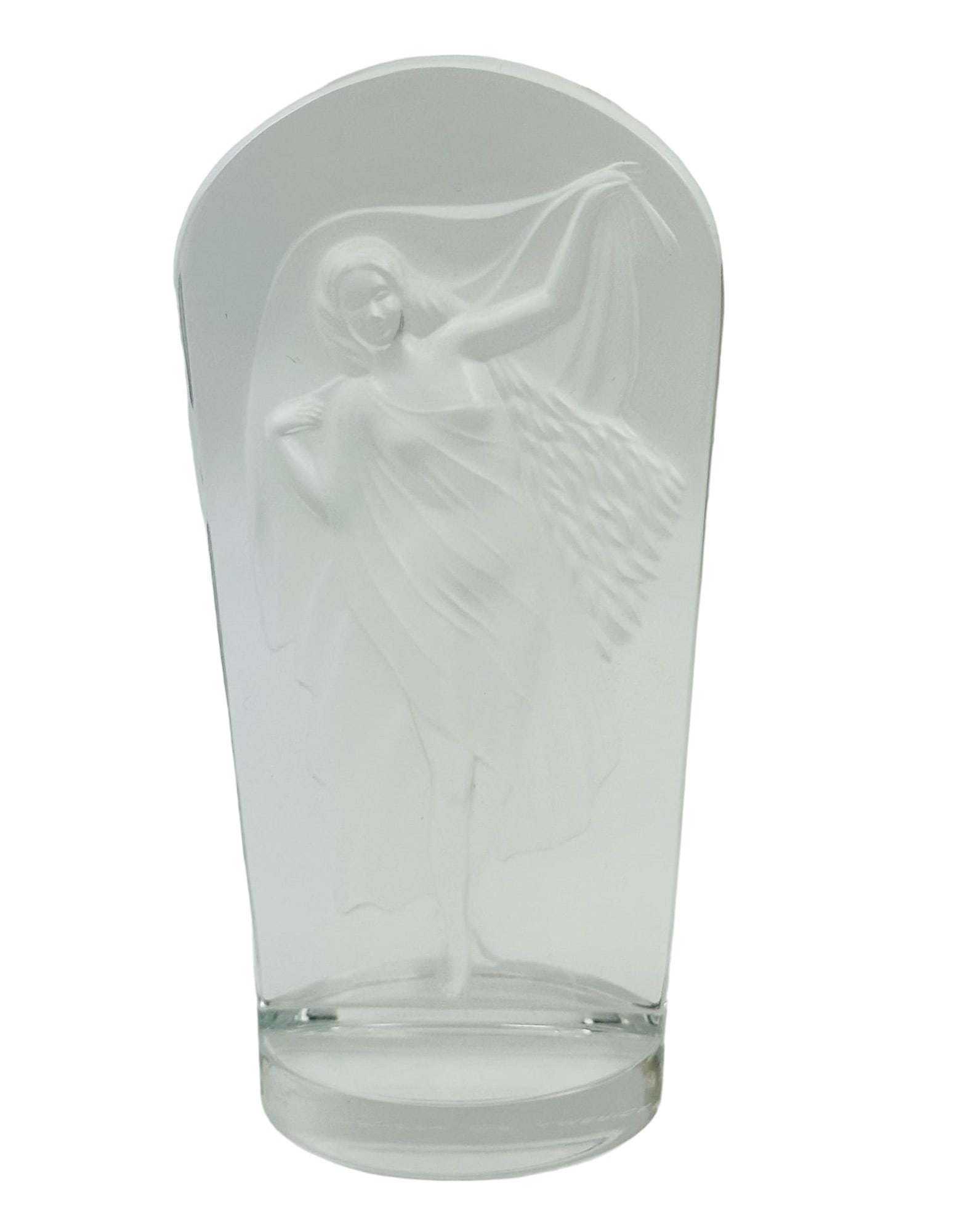 Lalique Hestia Frosted Crystal Glass Paperweight (1 of 4)