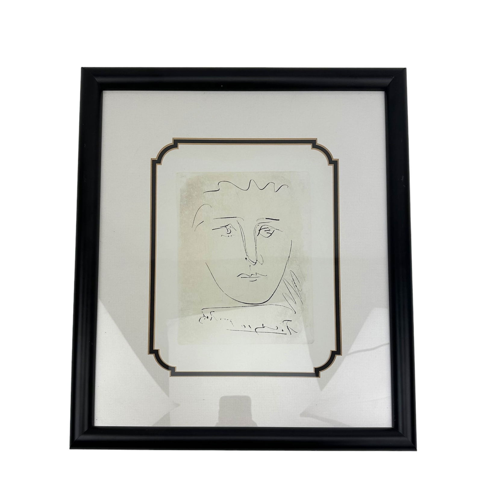 Pour Robe Black White Etching After Picasso FRAMED (1 of 4)
