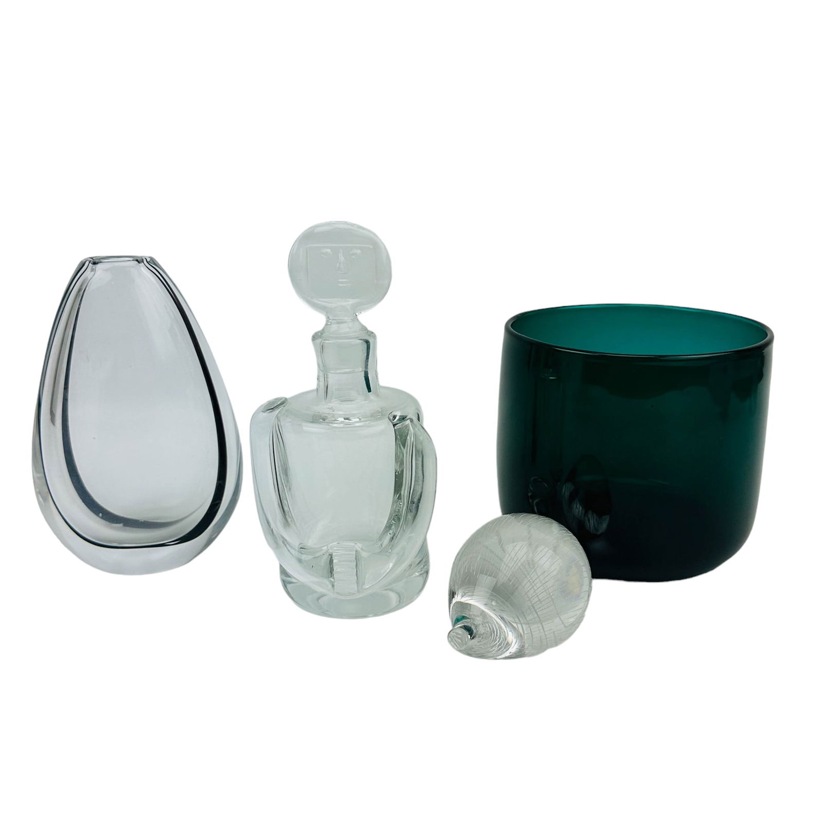 Kosta Boda Holmegaard Vase Decanter Bowl 4pc LOT (1 of 5)