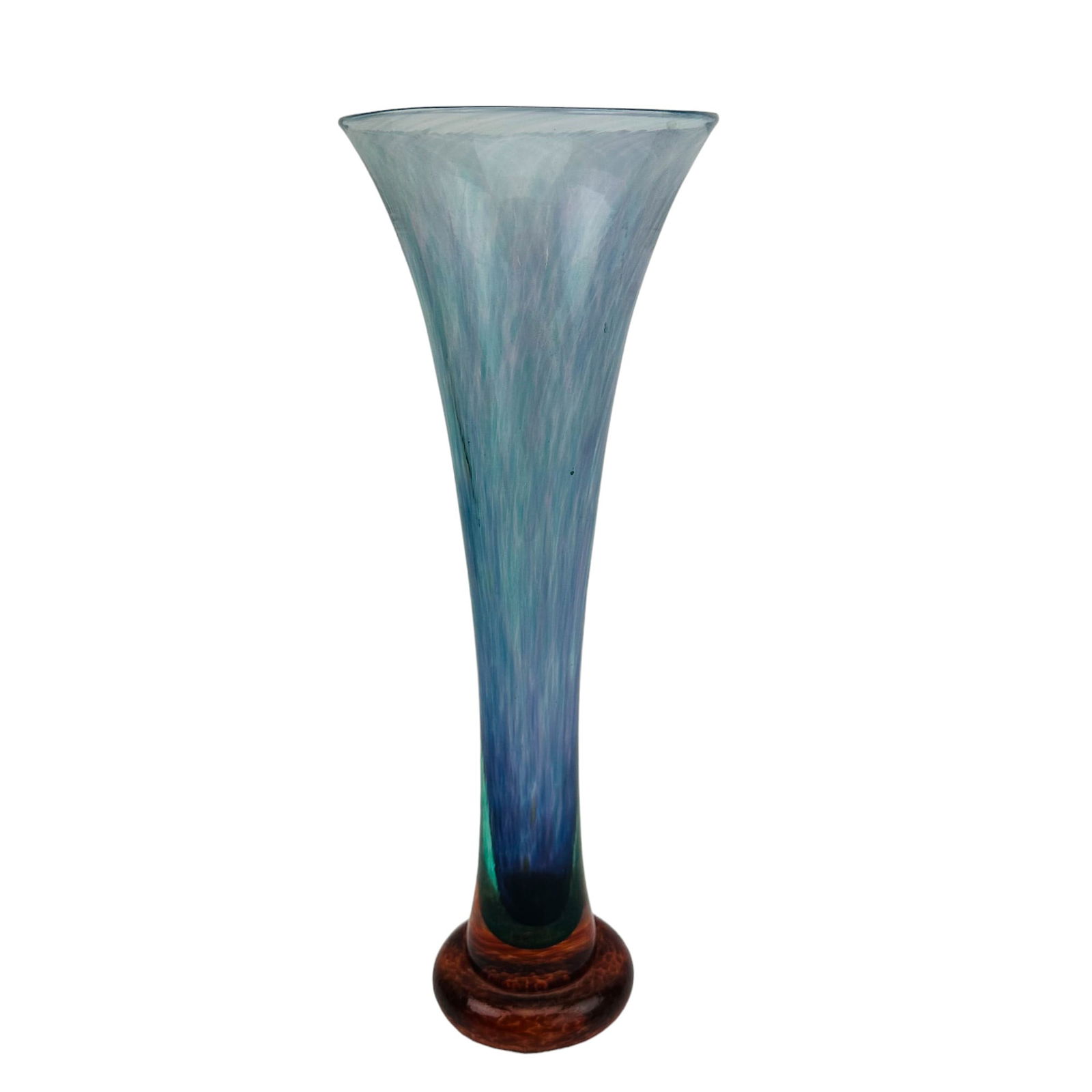 Young & Constantin Studio Art Glass Trumpet Vase (1 of 3)