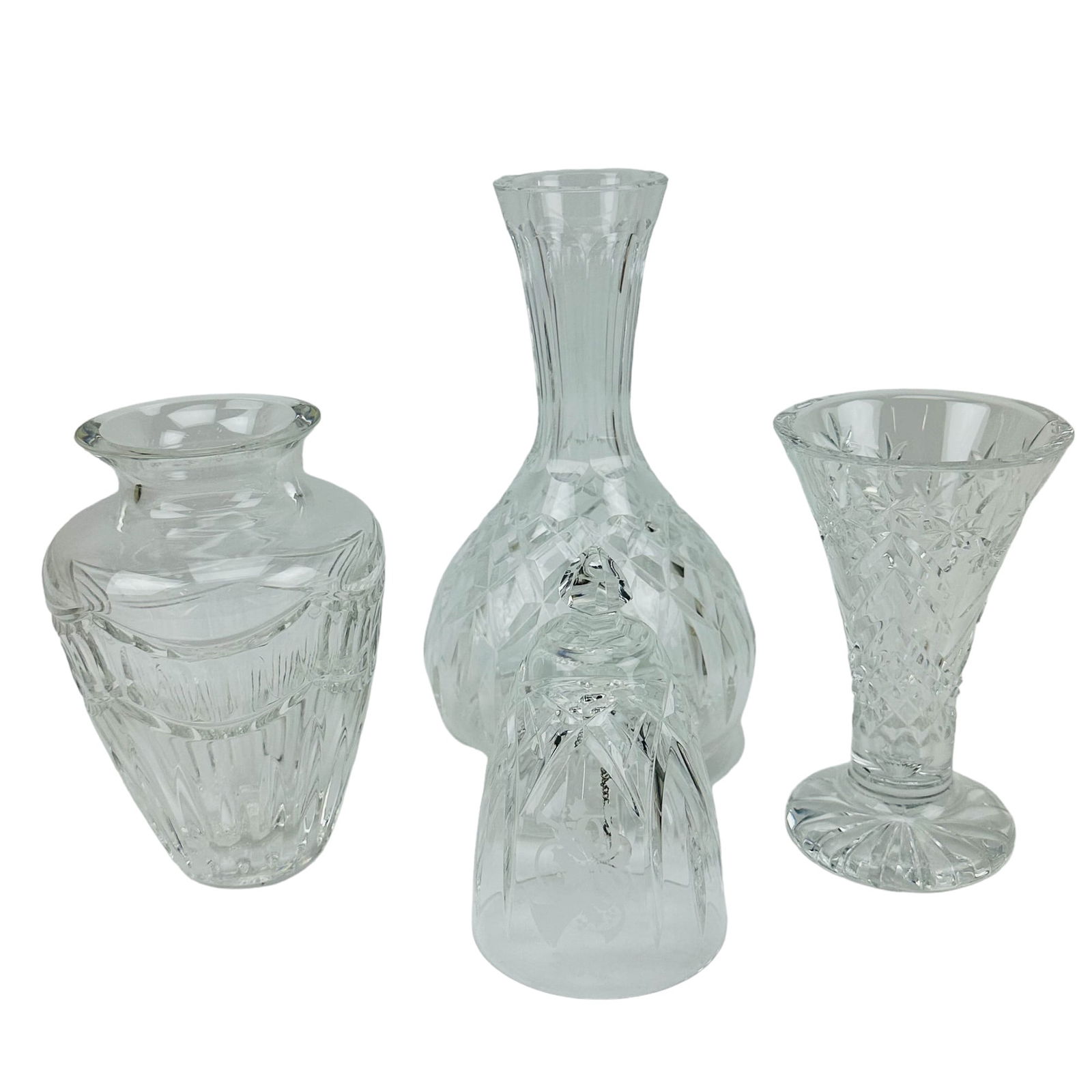 Waterford Crystal Vase Carafe Christmas Bell 4pc (1 of 6)