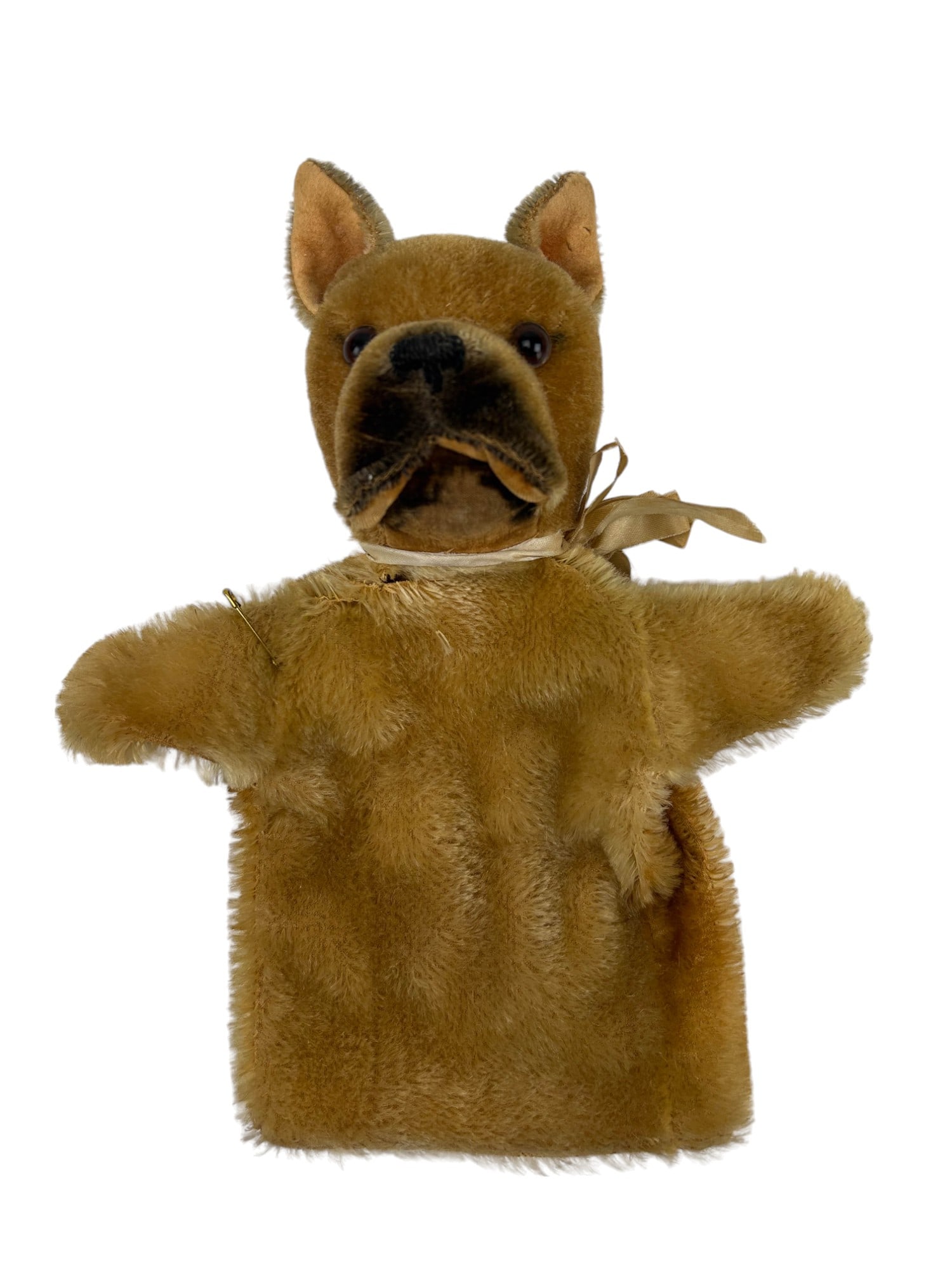 Vintage German Steiff Boxer Bulldog Dog Puppet Toy (1 of 5)