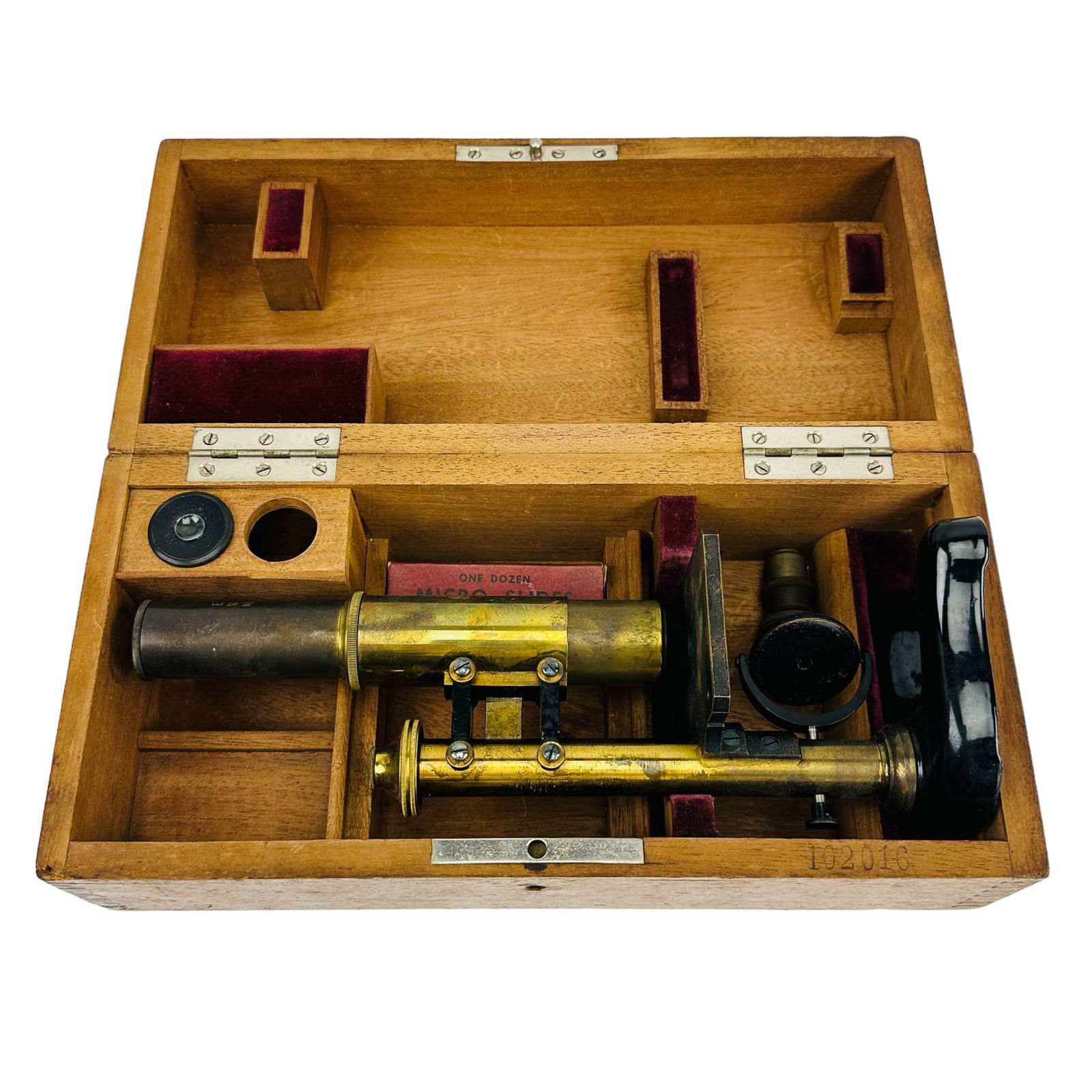 Antique Ernst Leitz Wetzlar Microscope w/ Wood Box (1 of 3)