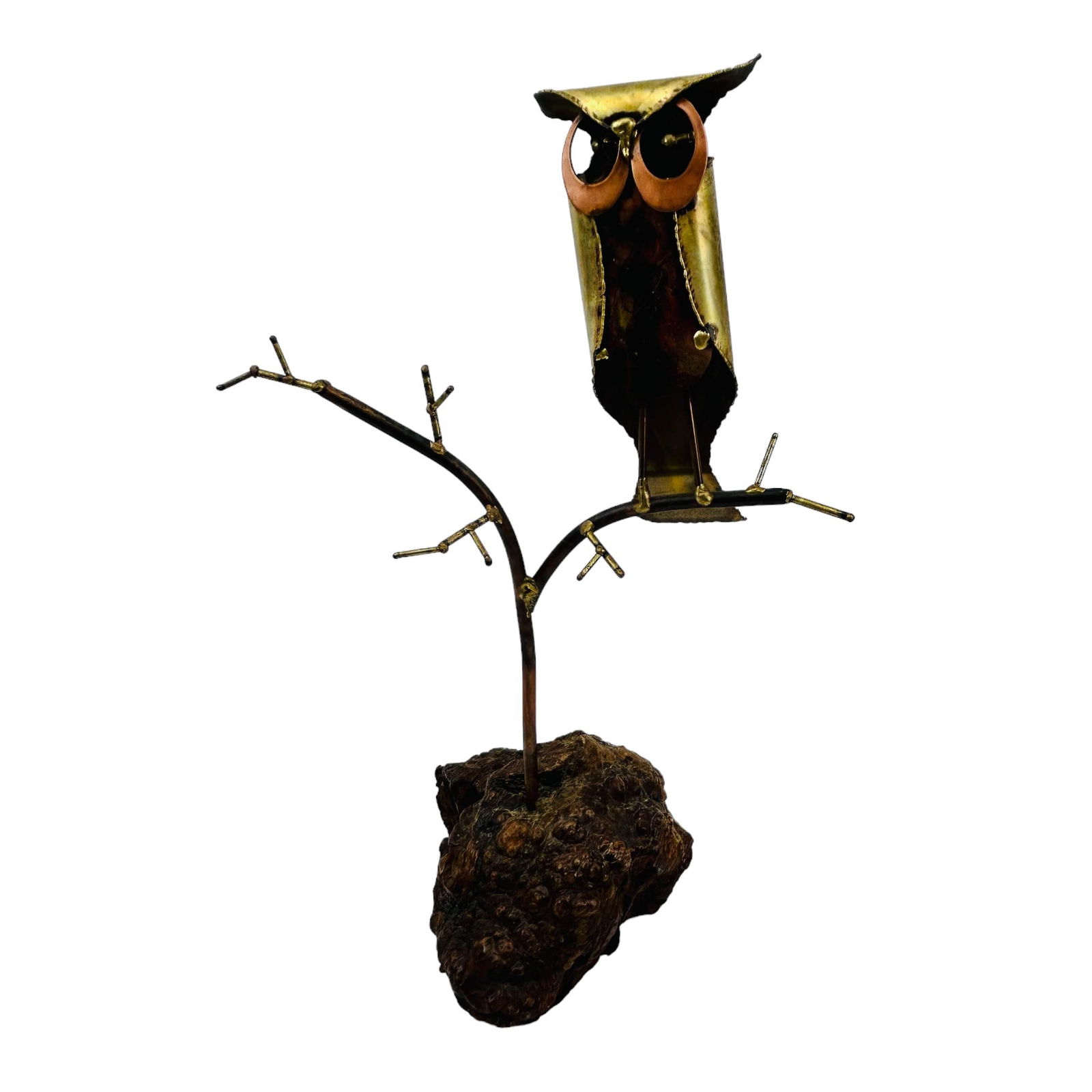 Curtis Jere Mid Century Modern Owl on Burlwood (1 of 4)