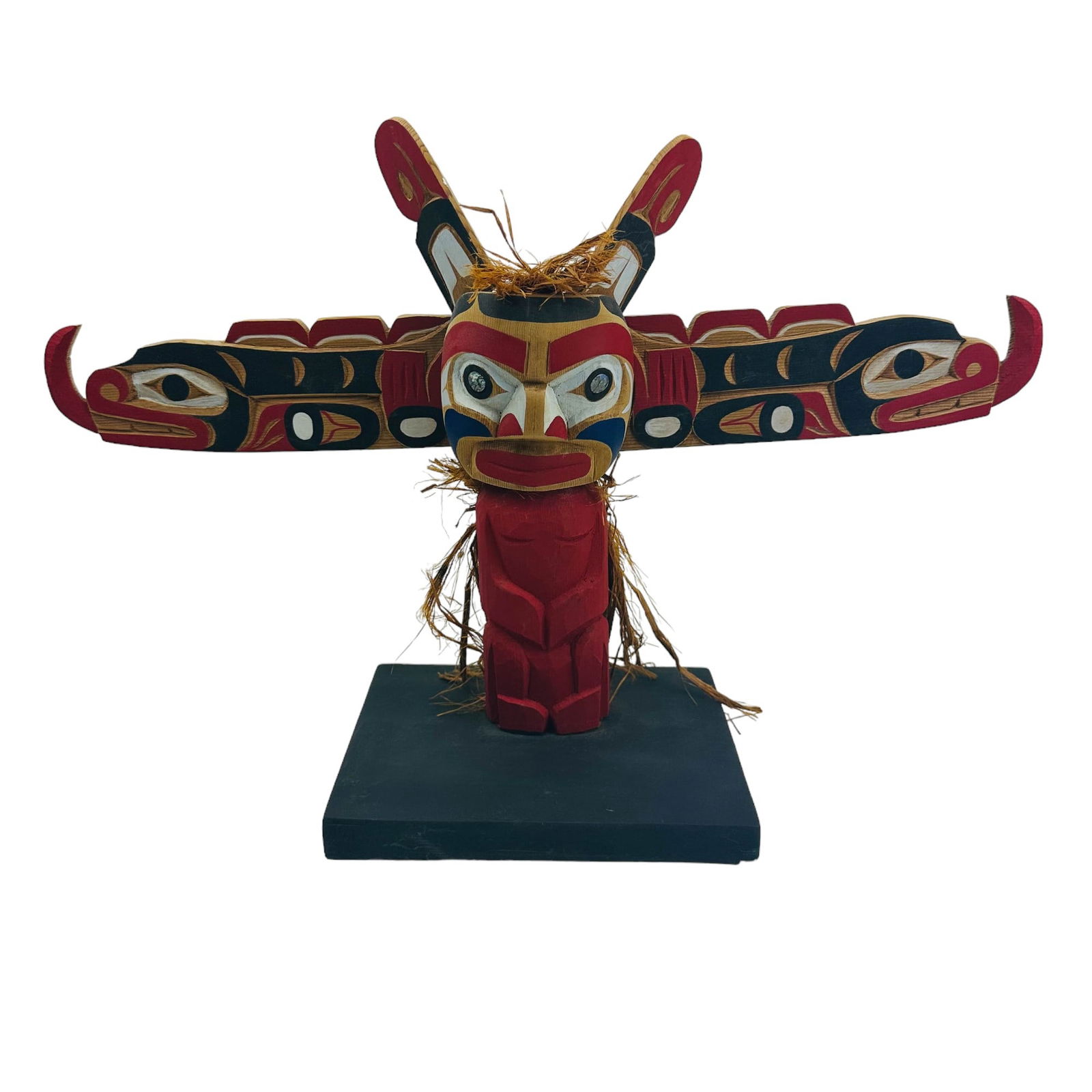 George Pennier 1957-2014 Tribal Carved Wood Totem (1 of 4)