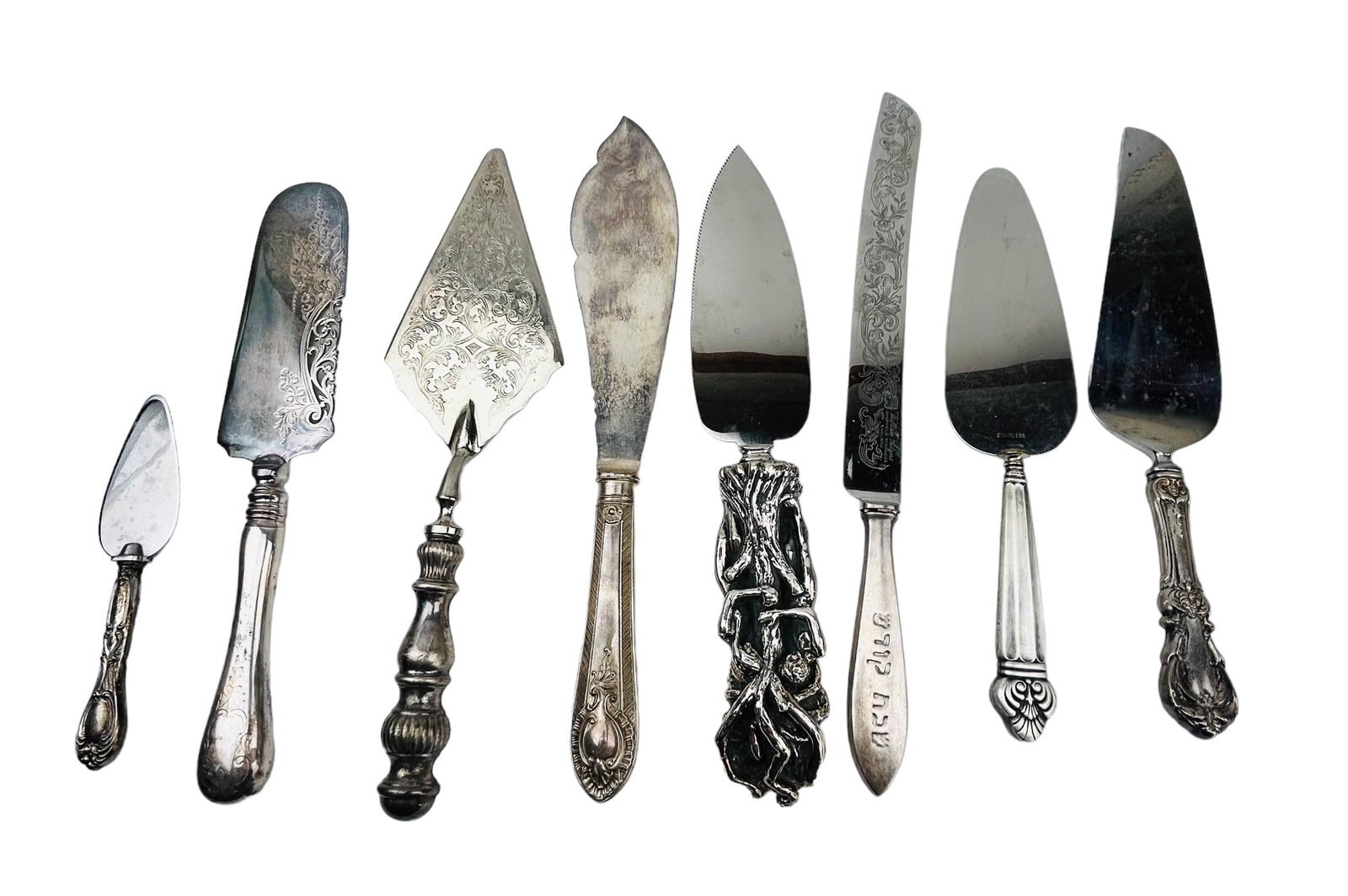 Sterling Silver 925 Handle Cake Pie Fish Server 8p (1 of 7)