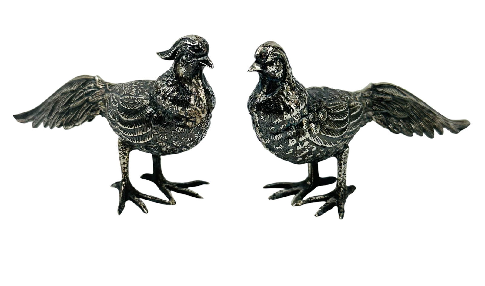 Sterling Silver 925 Pr Pheasant Game Bird Figurine (1 of 3)