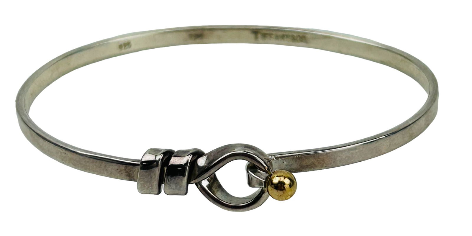 Tiffany Co Sterling Silver 925 18K Gold Bracelet (1 of 4)