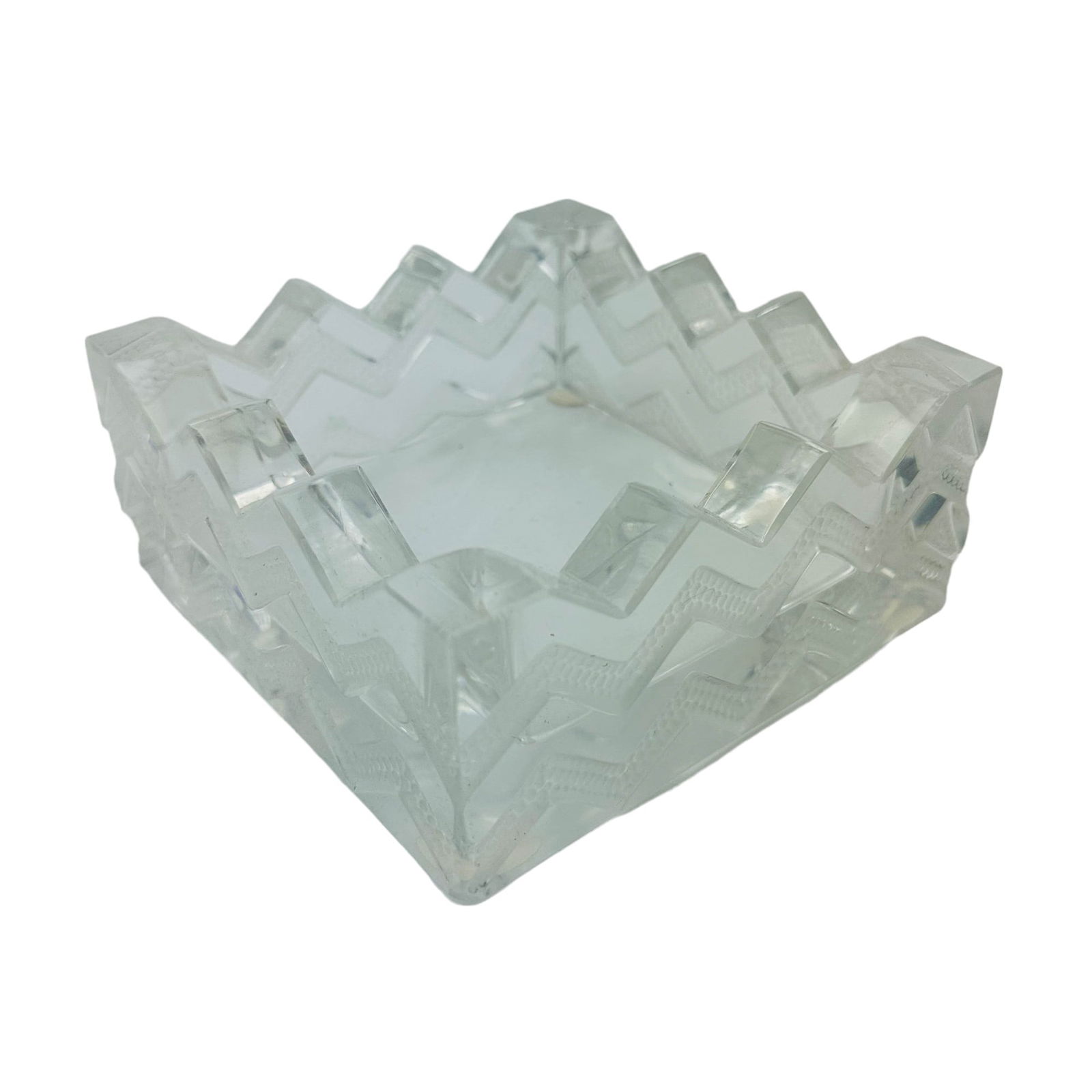 Lalique Crystal Soudan Art Deco Glass Ashtray Bowl (1 of 4)