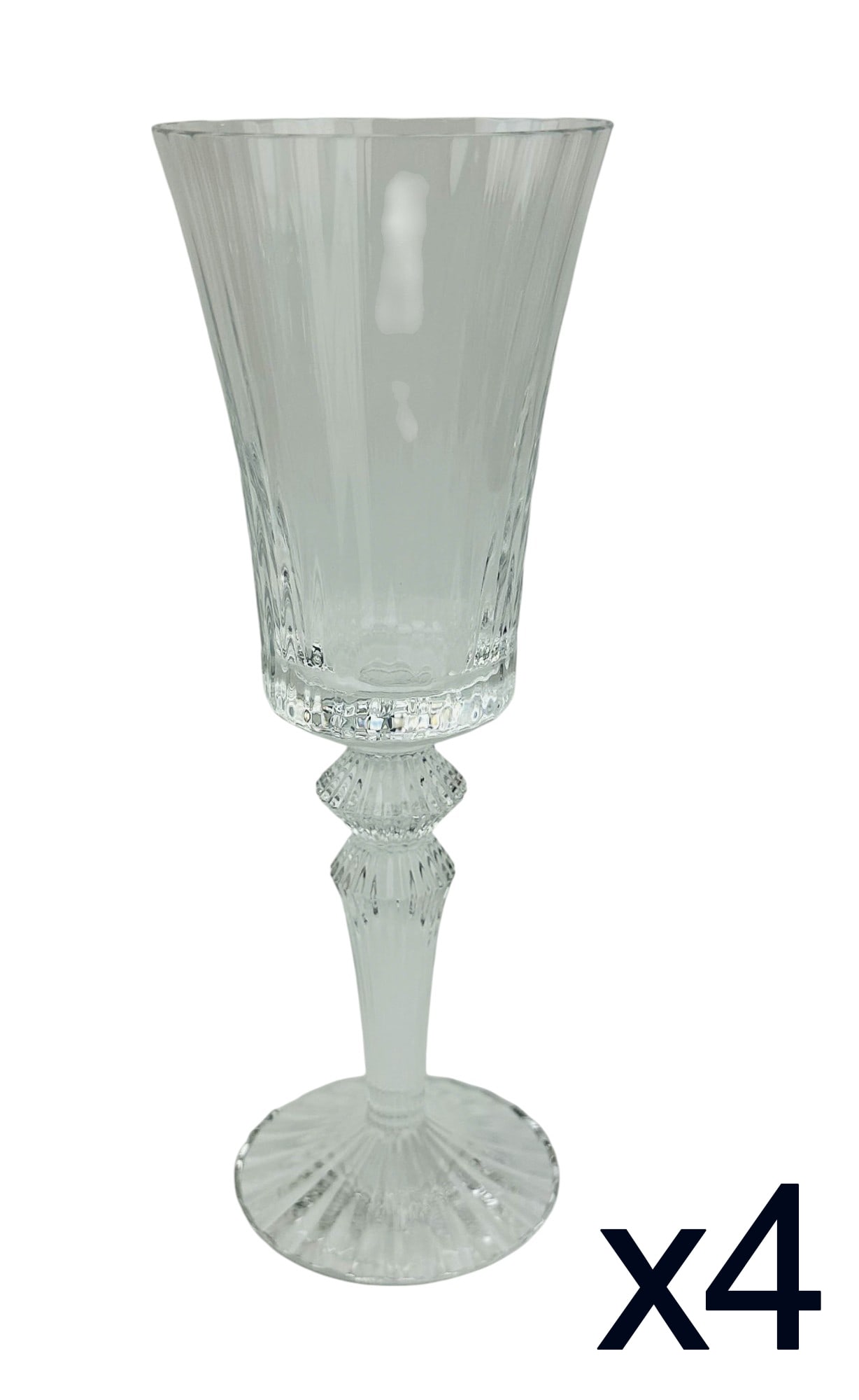 Baccarat Crystal Mille Nuits Water Goblets Set 4 (1 of 6)