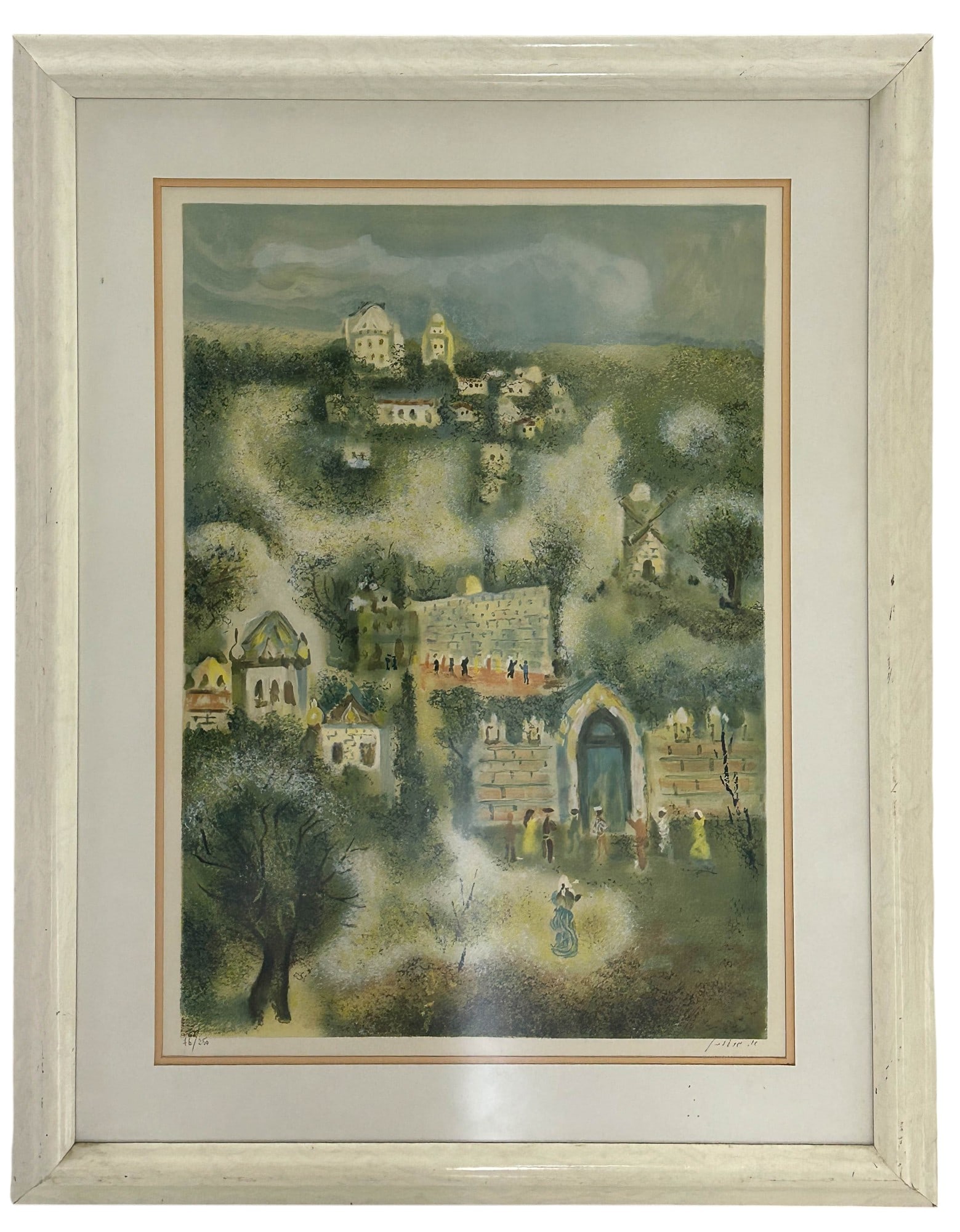 Albert Goldman 1922-2011 Jerusalem Cityscape Litho (1 of 5)