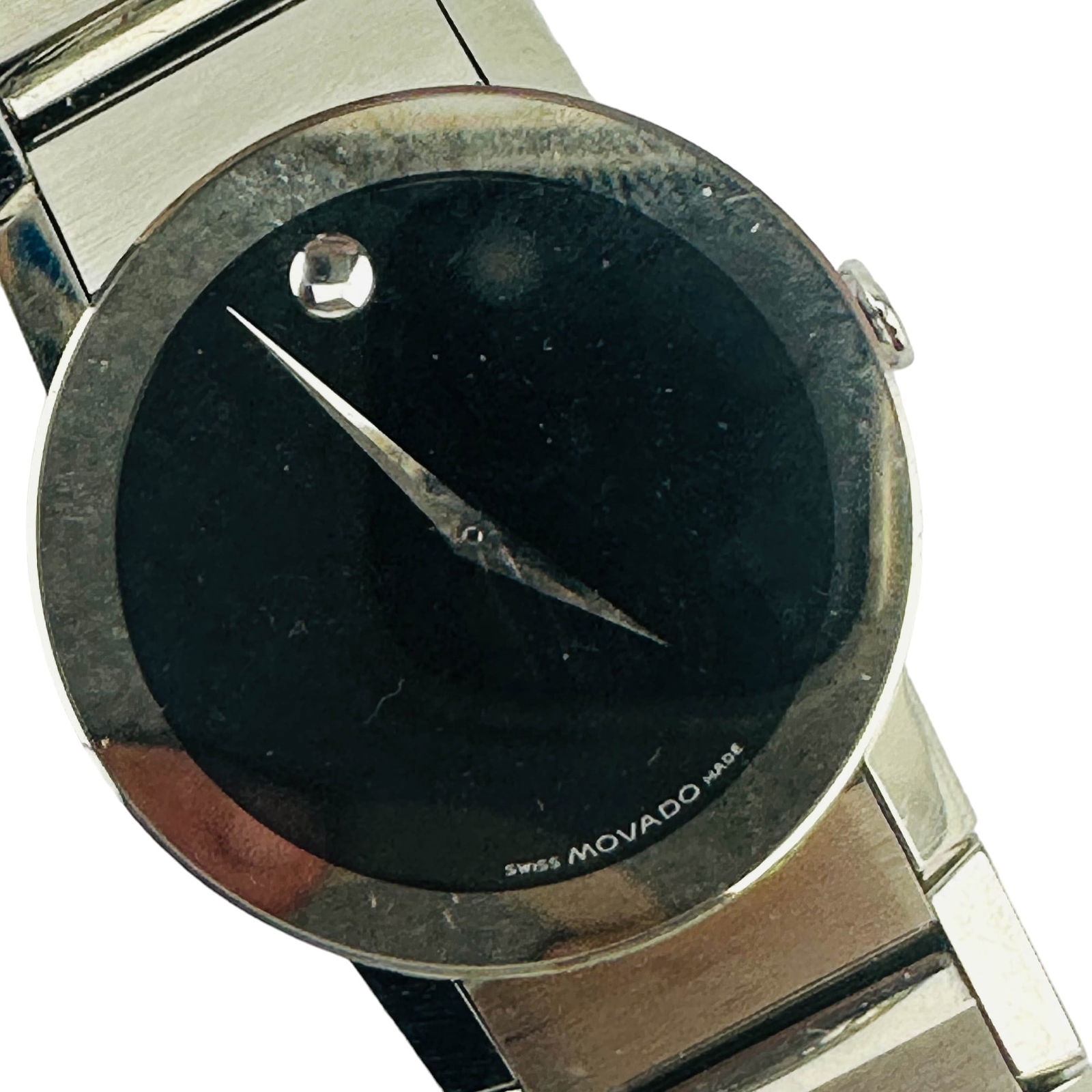 Movado 84 G1 2896 Sapphire Stainless Wrist Watch (1 of 3)
