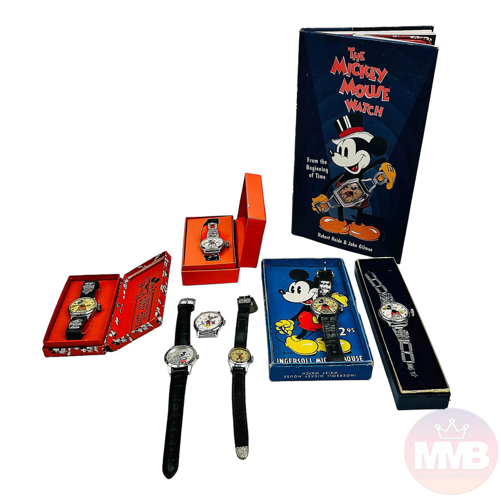 Ingersoll Pedre Mickey Mouse Watch & Book 8 pc LOT (1 of 20)