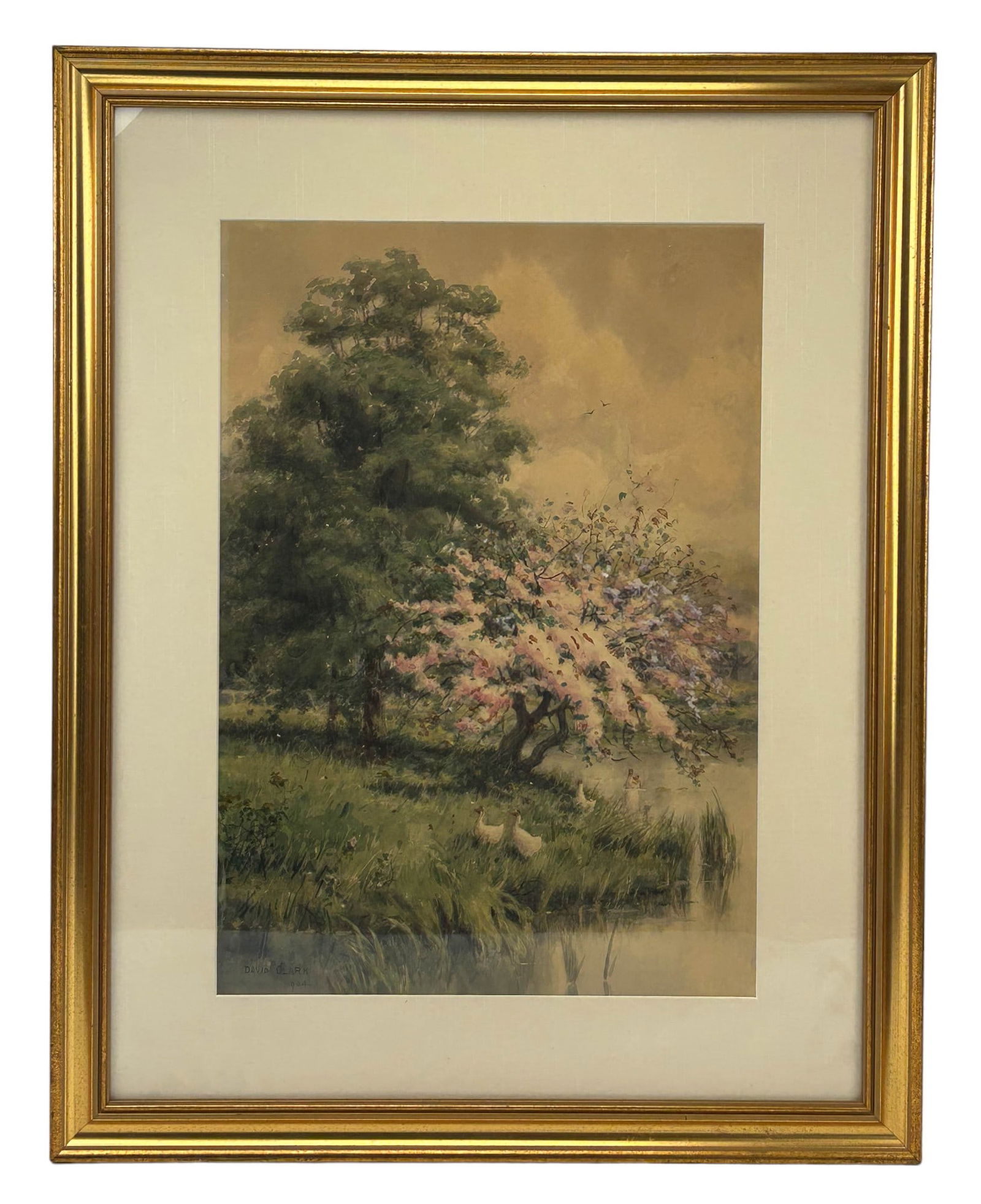 David Clark 20th C Countryside Landscape Painting (1 of 3)