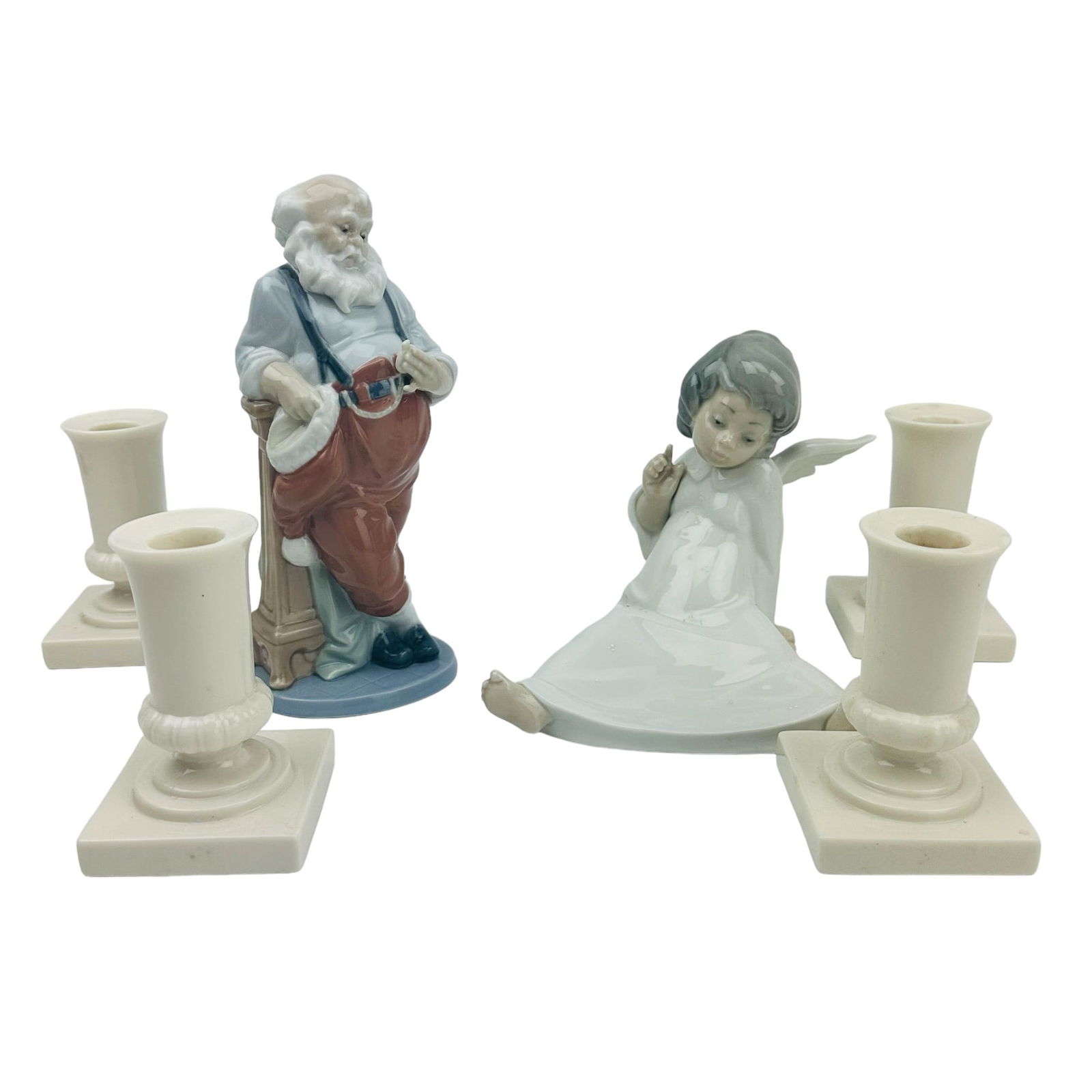 Lladro Lenox Porcelain Figurine Candle Holder 6pc (1 of 6)