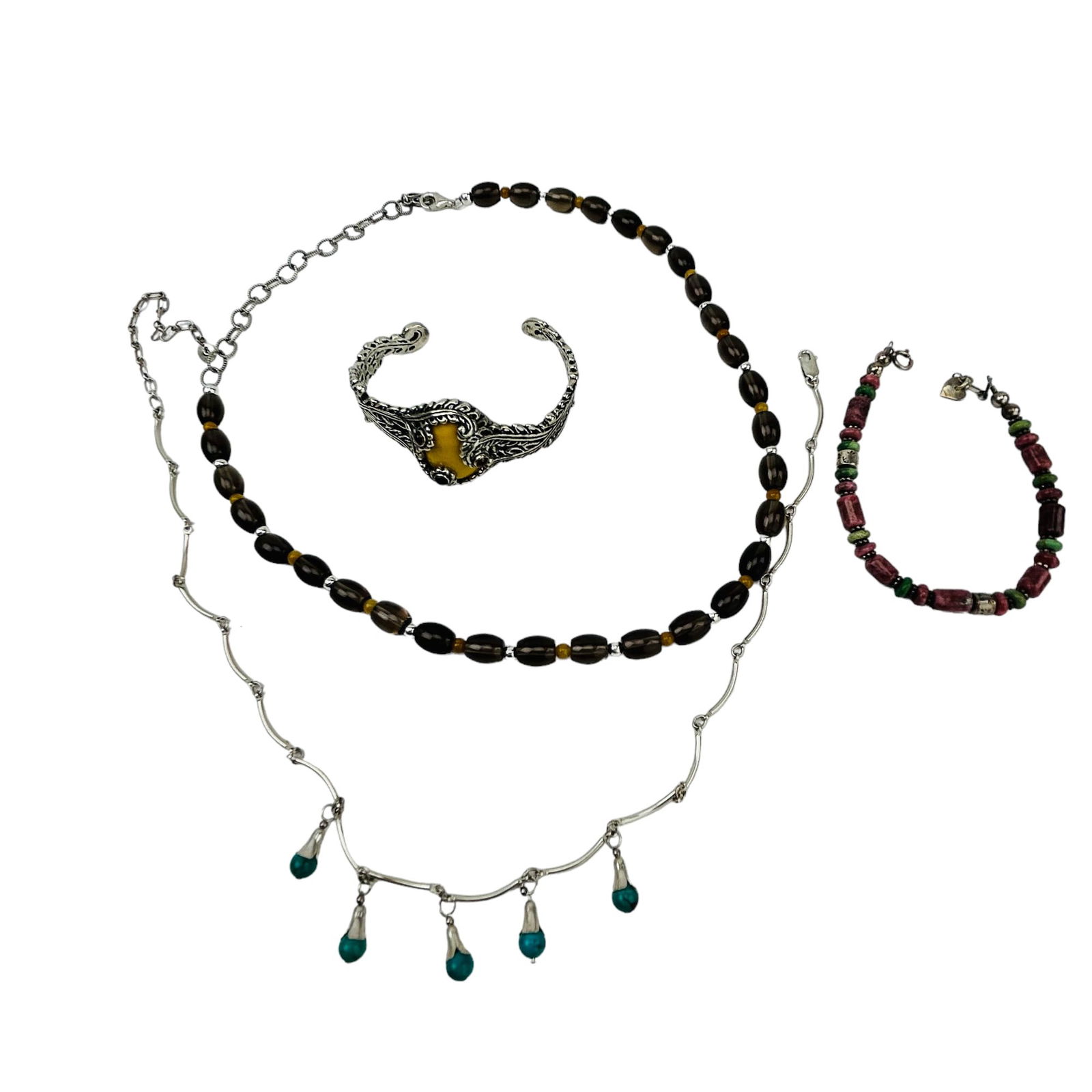 Carolyn Pollack Relios Sterling Bracelet Necklace (1 of 9)