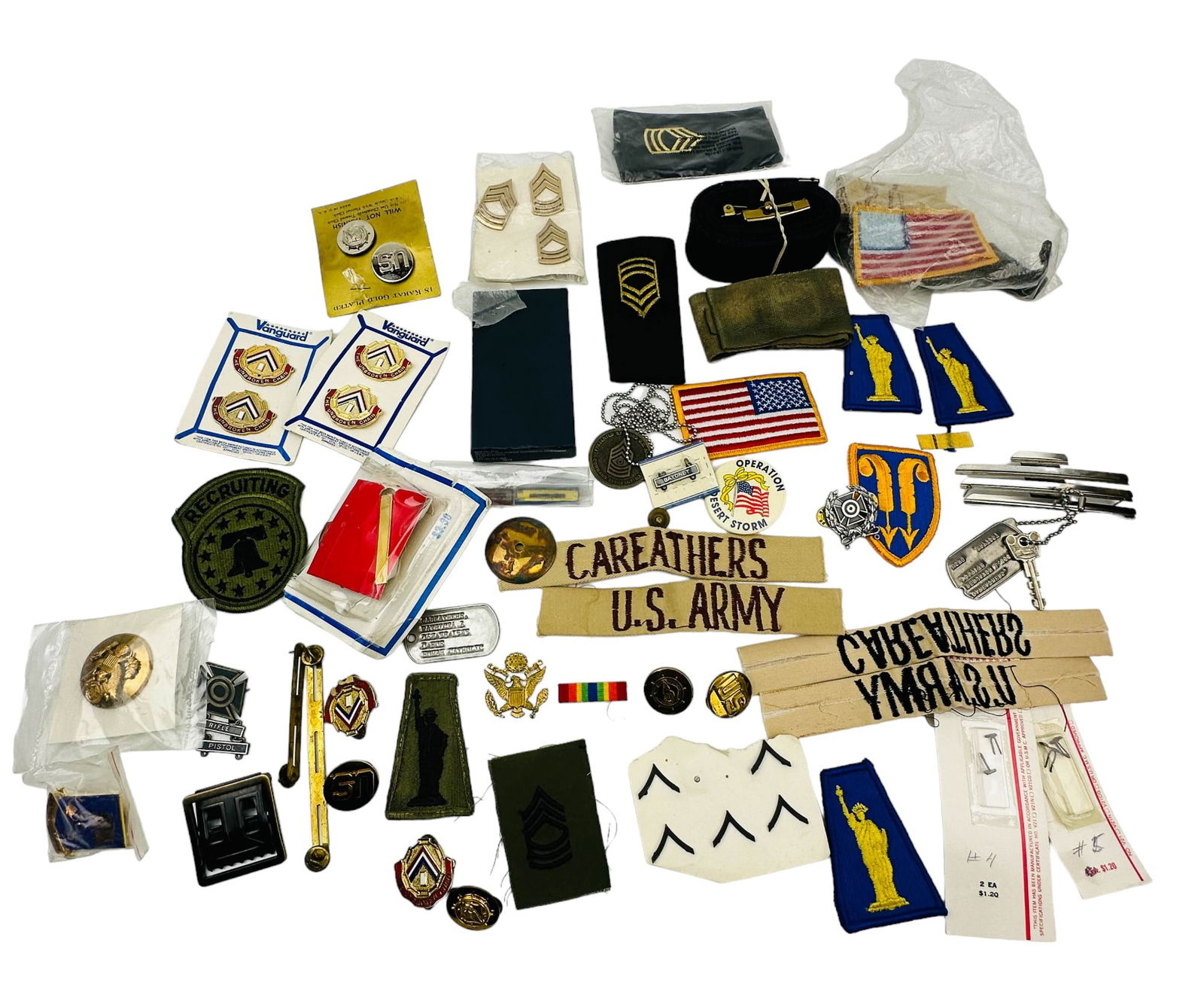 US Army Military Air Force Badge Pin Medal Dog Tags (1 of 5)