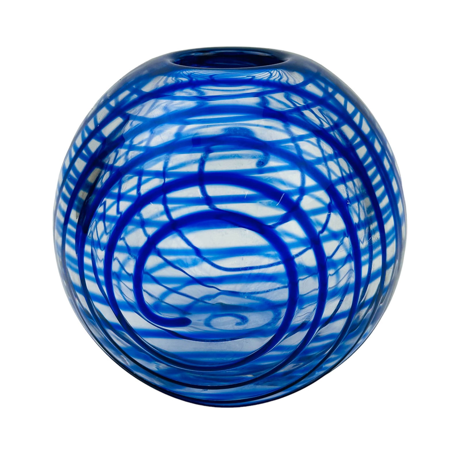 Jan Konarik Cased Orb Studio Art Glass Sculpture (1 of 4)