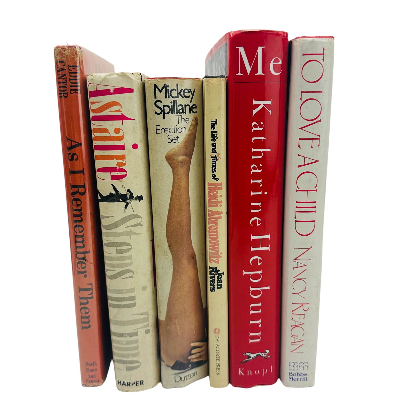 Nancy Reagan Hepburn Rivers Astaire Signed Books (1 of 9)