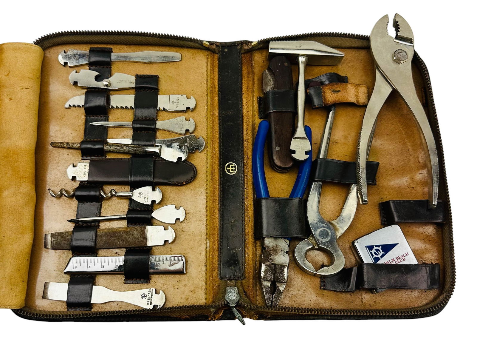 Dreizack Solingen Germany Tool Set in Leather Case (1 of 4)