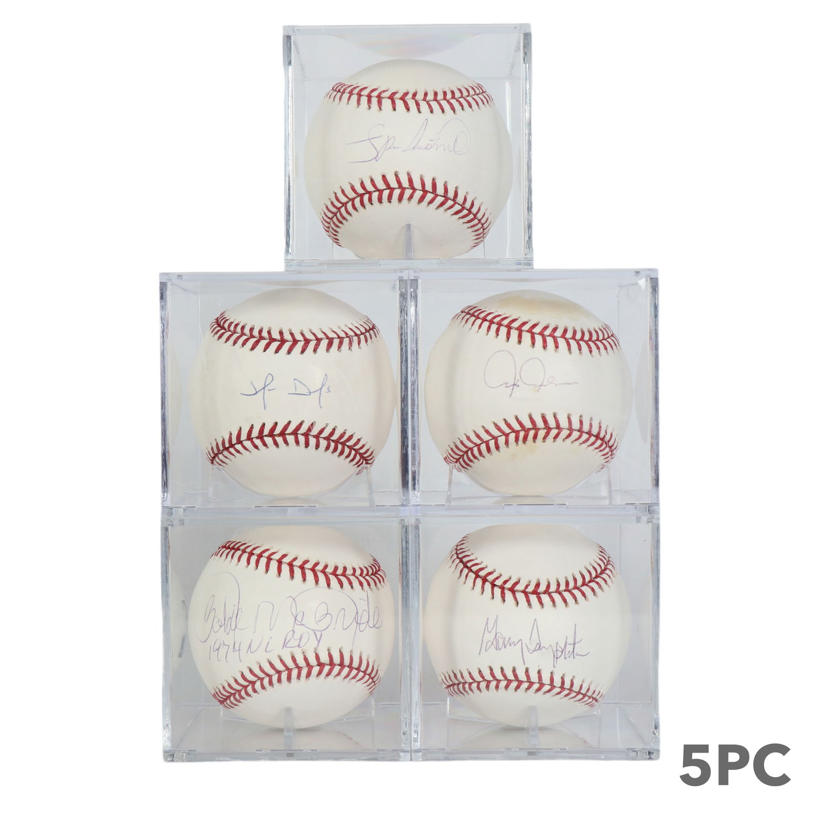 5 SIGNED Major League Baseballs with HOLOs and COA (1 of 13)