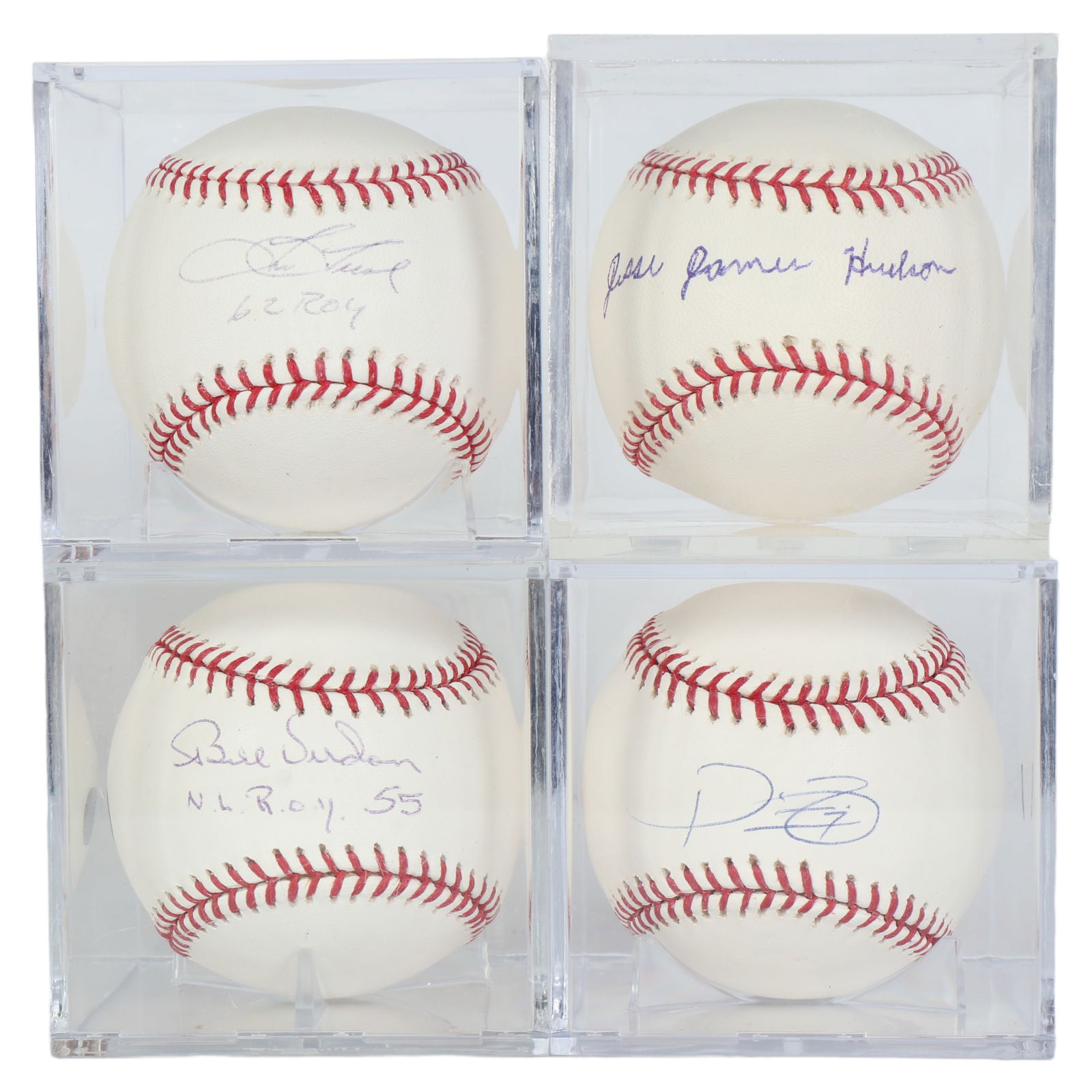 4 SIGNED Major League Baseballs with HOLOs and COA (1 of 11)