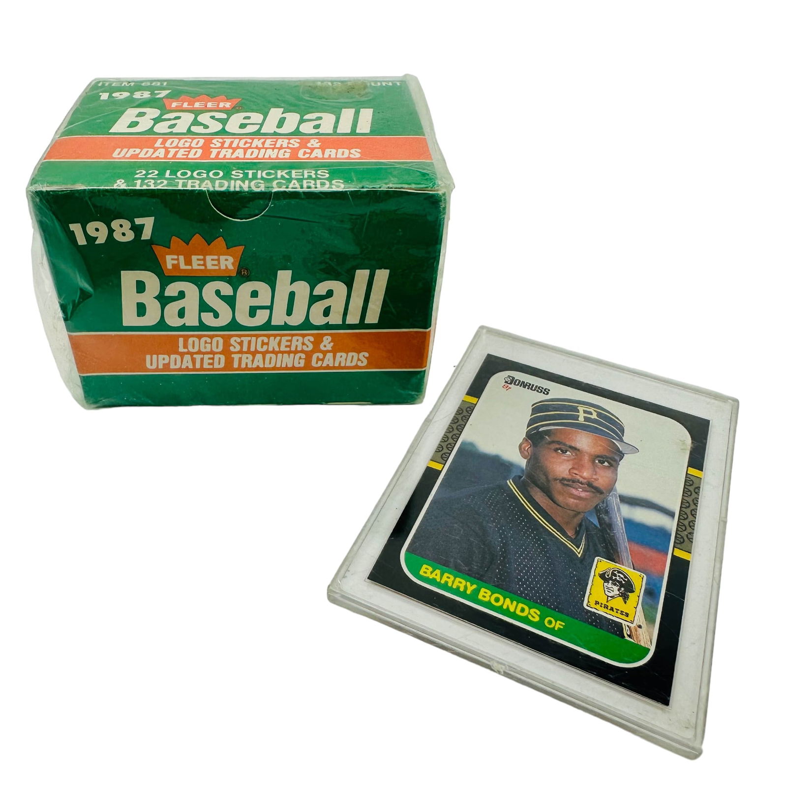1987 Fleer Baseball & Donruss Barry Bonds Card LOT (1 of 4)
