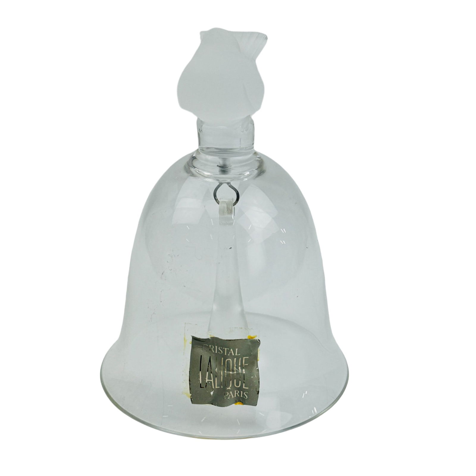 Lalique Crystal Frosted Sparrow Bird Banquet Bell (1 of 4)