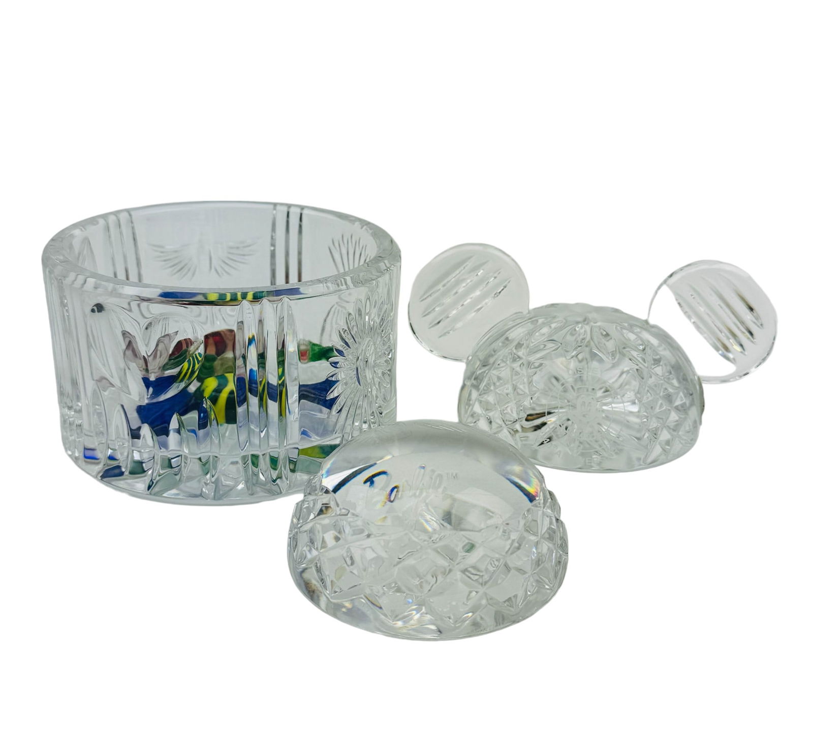 Waterford Disney Mickey Mouse Barbie & Bowl 3p LOT (1 of 9)