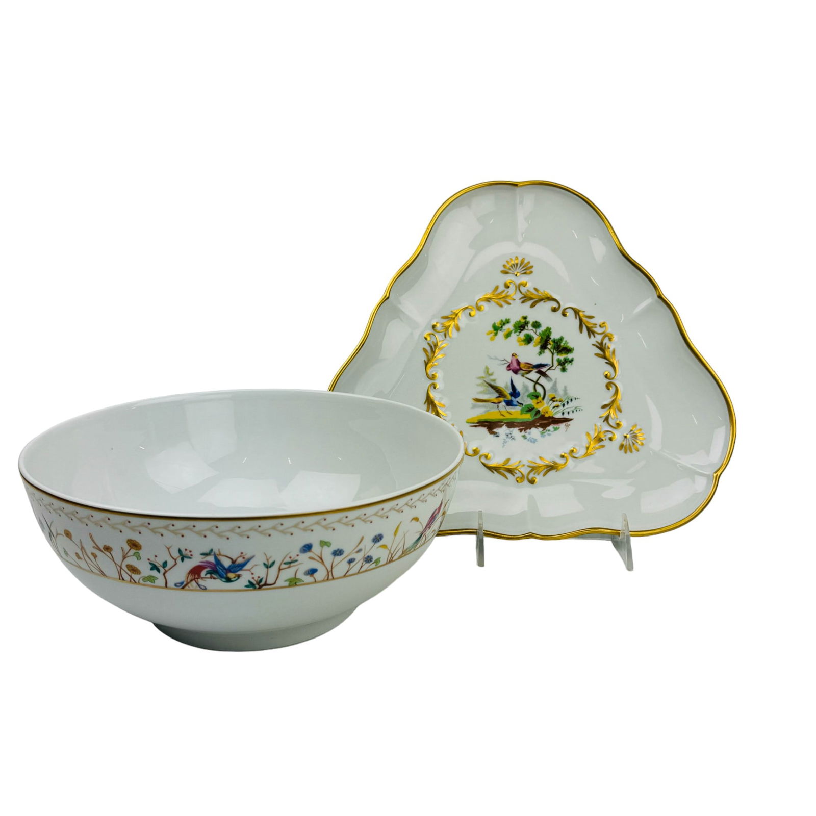 Tiffany & Co Audobon Limoges Bowl & Plate 2pc LOT (1 of 5)