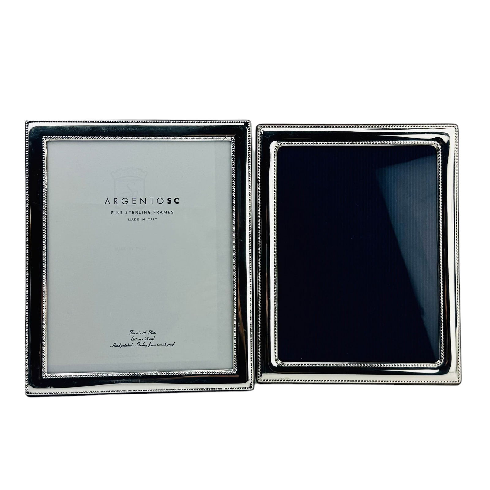 Argento Sterling Silver 925 Picture Photo Frame 2p (1 of 2)