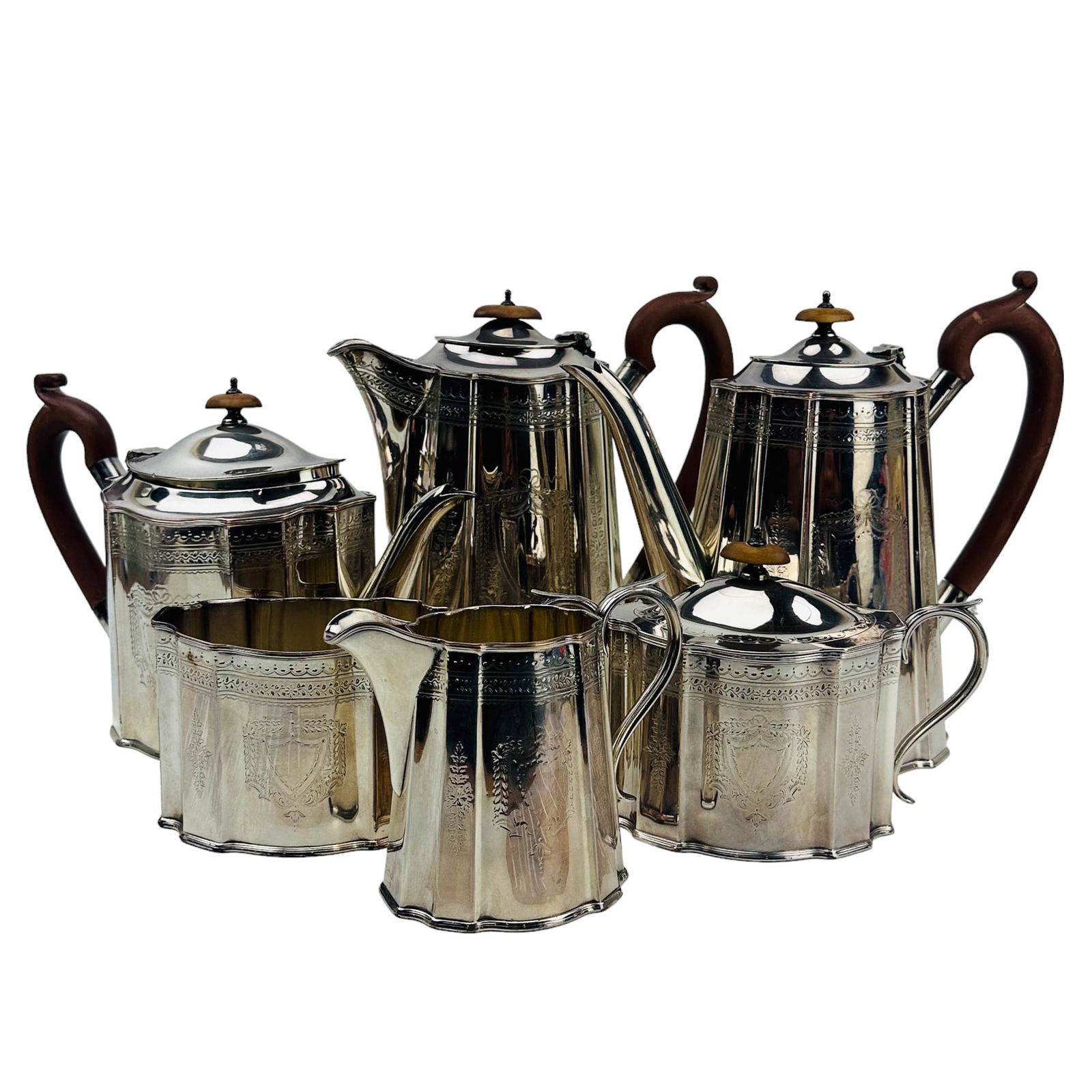 Antique Ellis Barker Silver Co Silver Plate 6pc LOT (1 of 7)