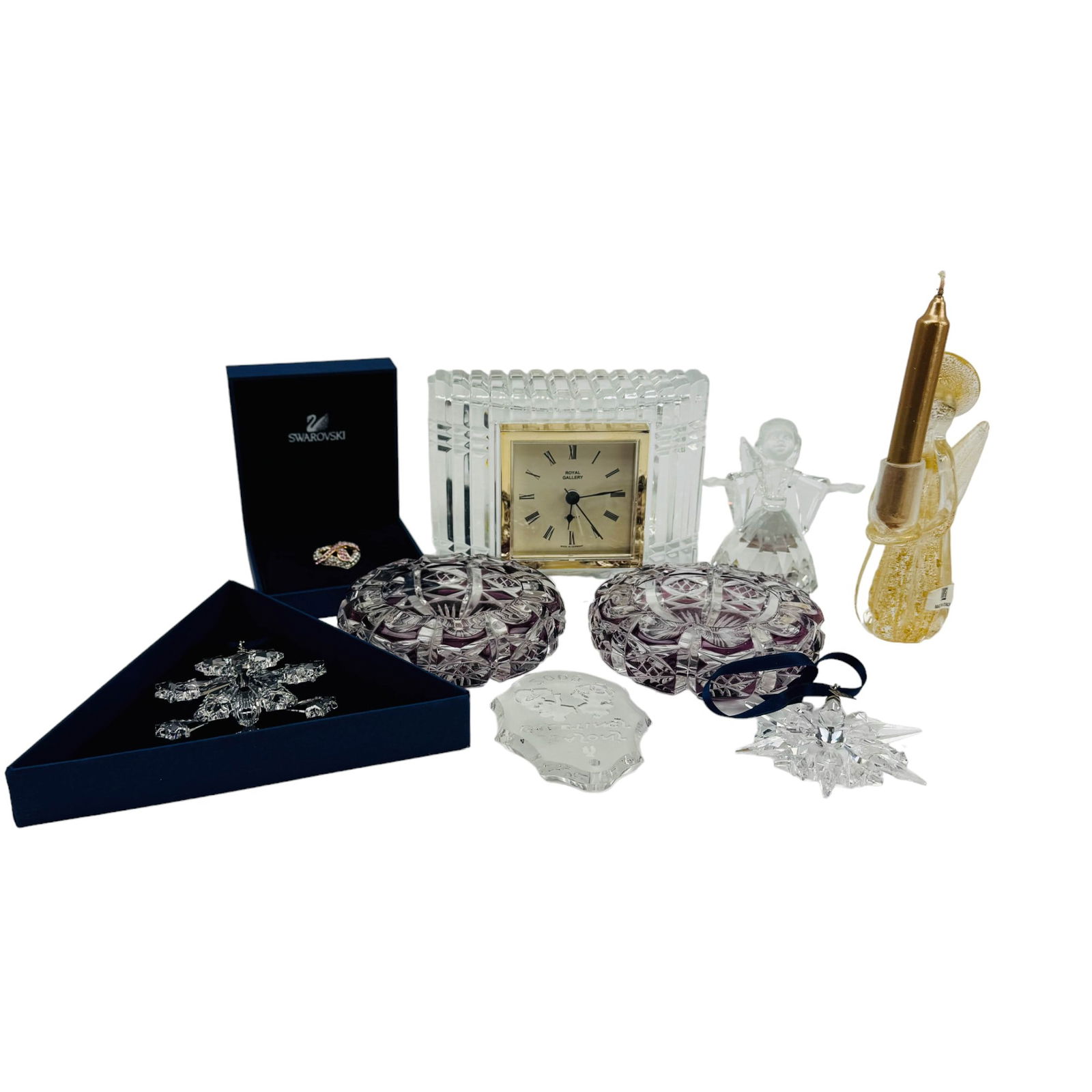 Swarovski Waterford Murano Czech Art Glass 9pc LOT (1 of 13)