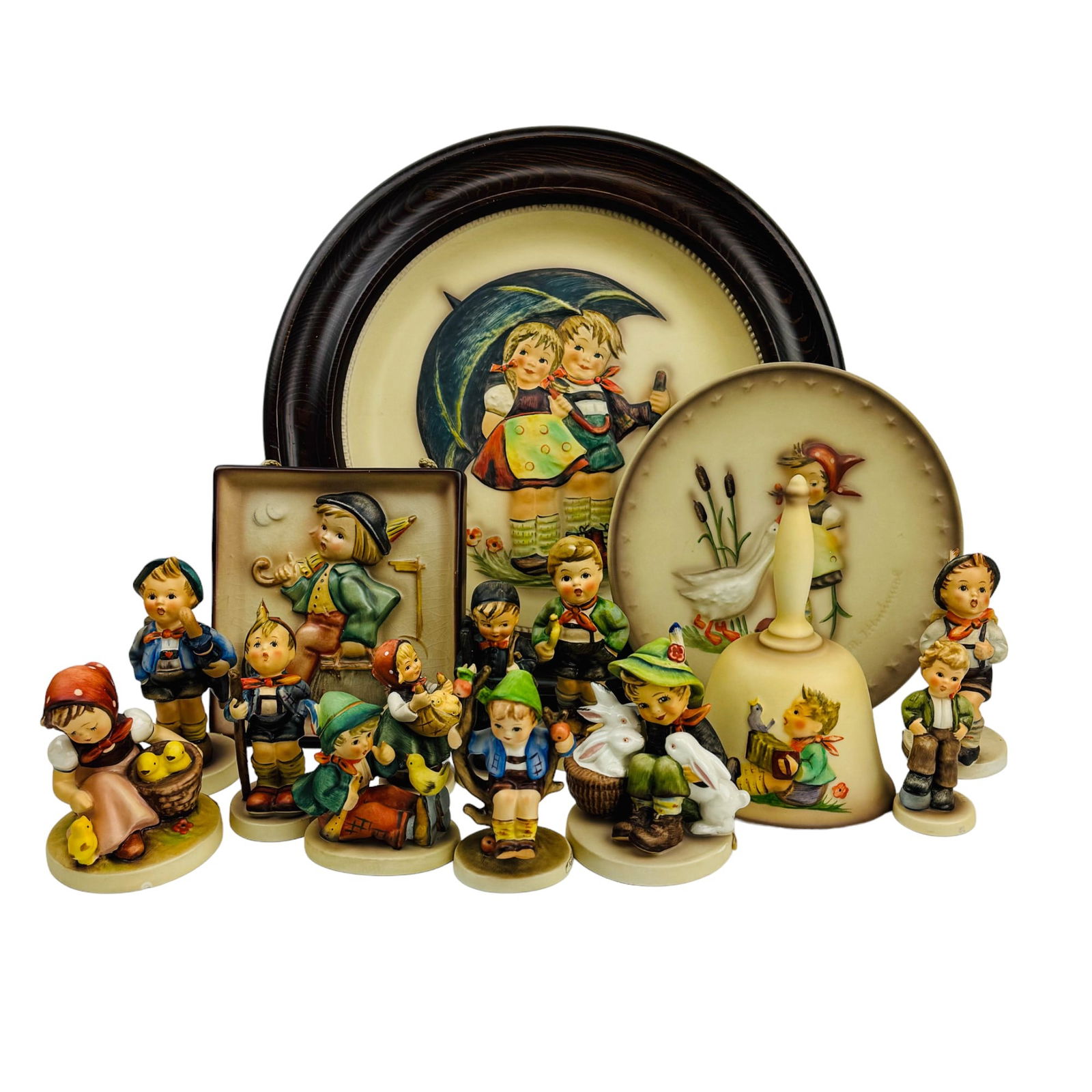 Hummel Porcelain Figurine Bell Plaque Plate 14pc (1 of 11)