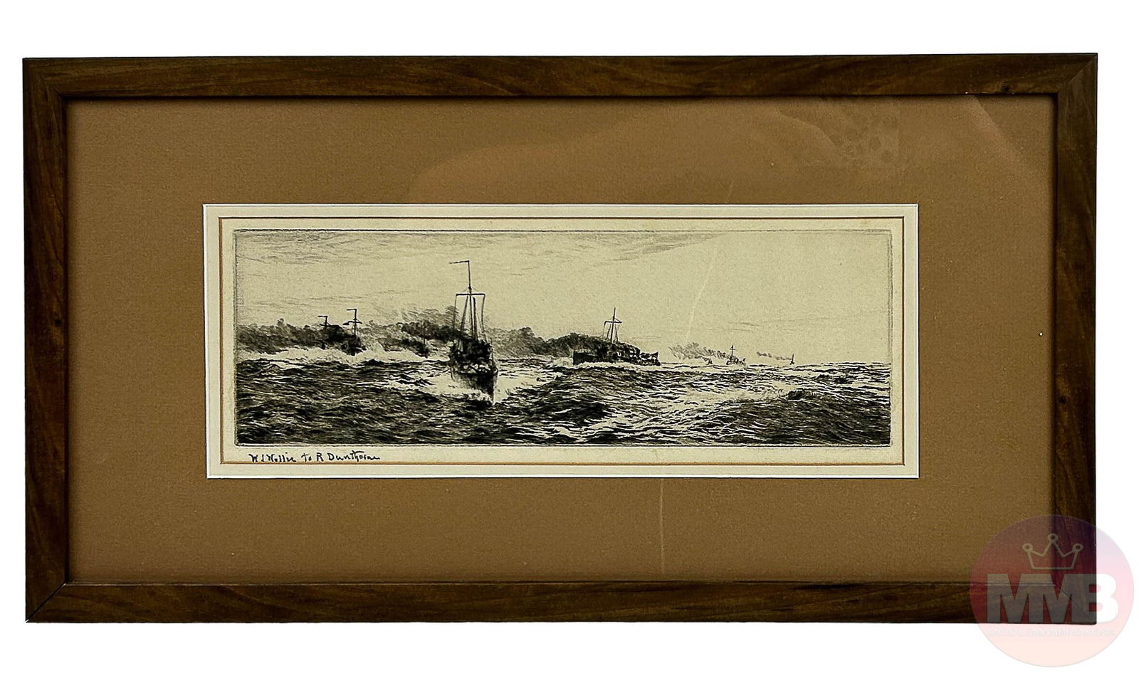 William L Wyllie 1851-1931 Maritime Seascape Litho (1 of 4)