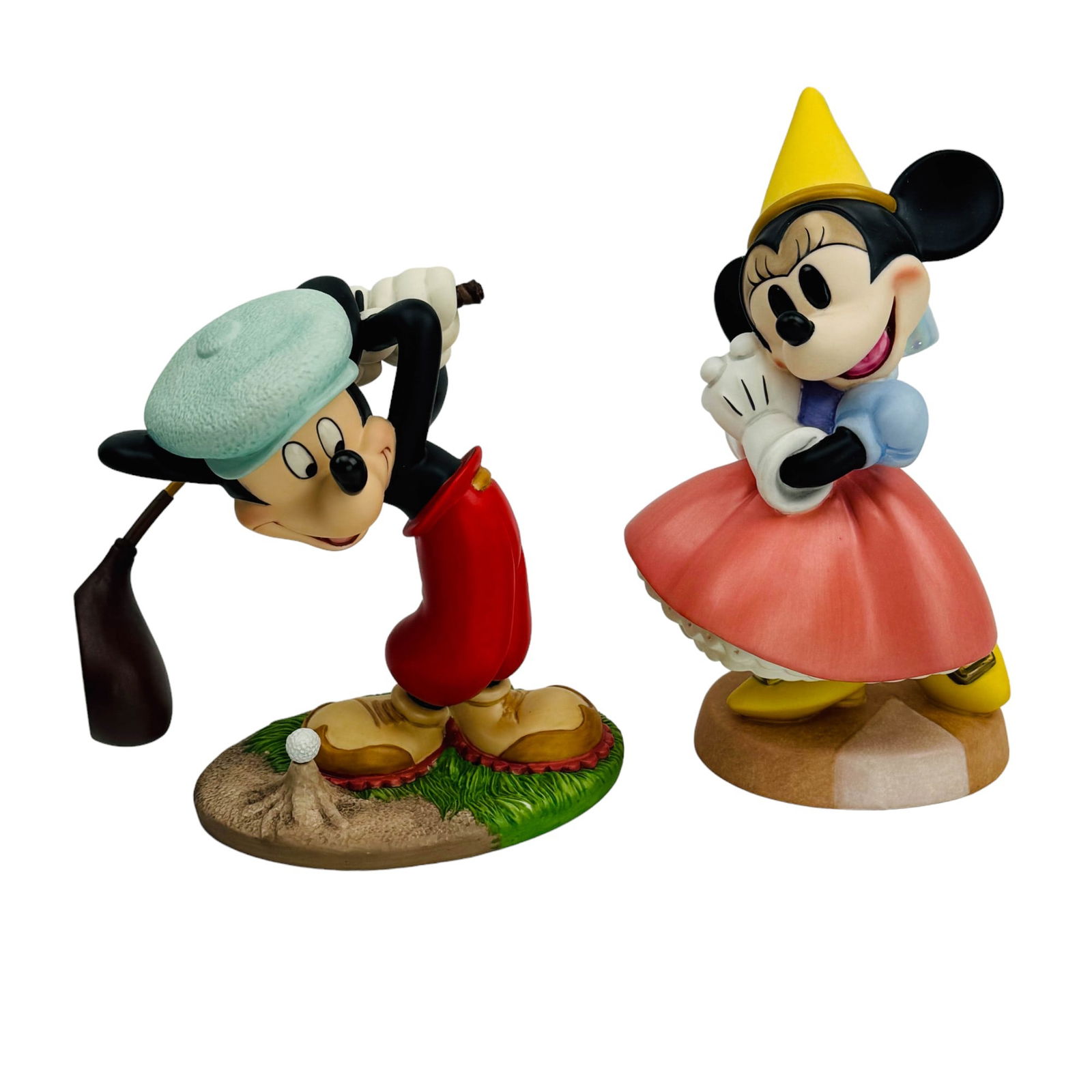 Walt Disney Mickey Minnie Mouse Porcelain Figurine (1 of 4)