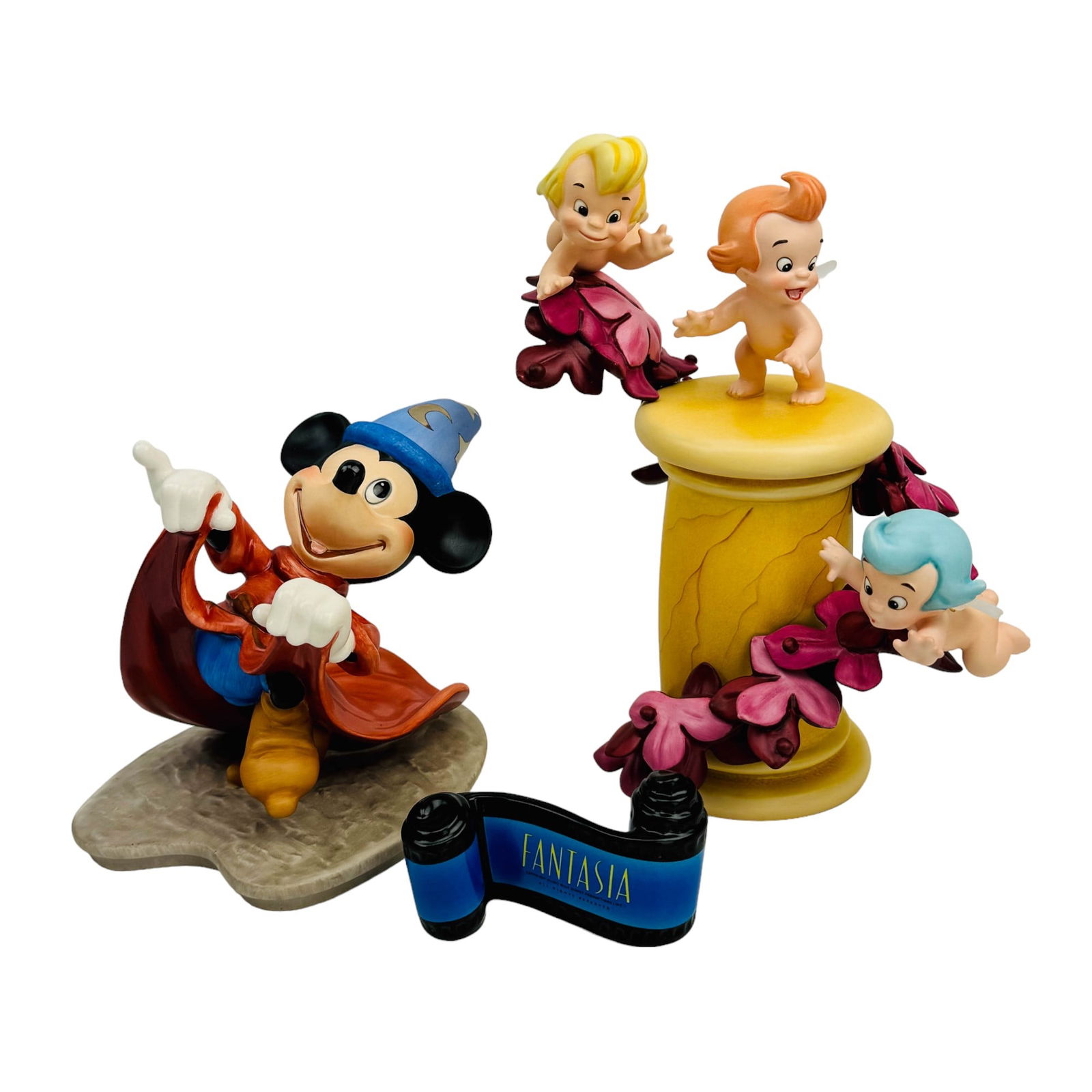 Walt Disney Fantasia Cupid & Mickey Mouse Figurine (1 of 5)