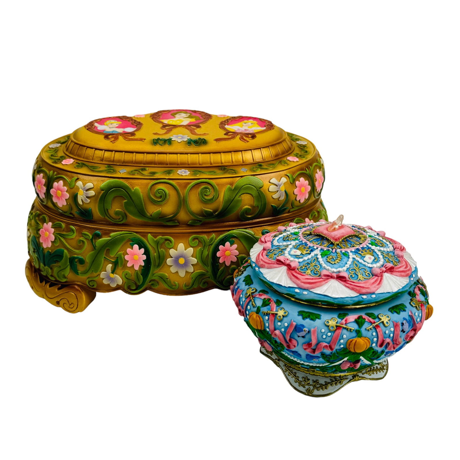 Walt Disney Beauty Beast & Cinderella Music Box 2p (1 of 4)