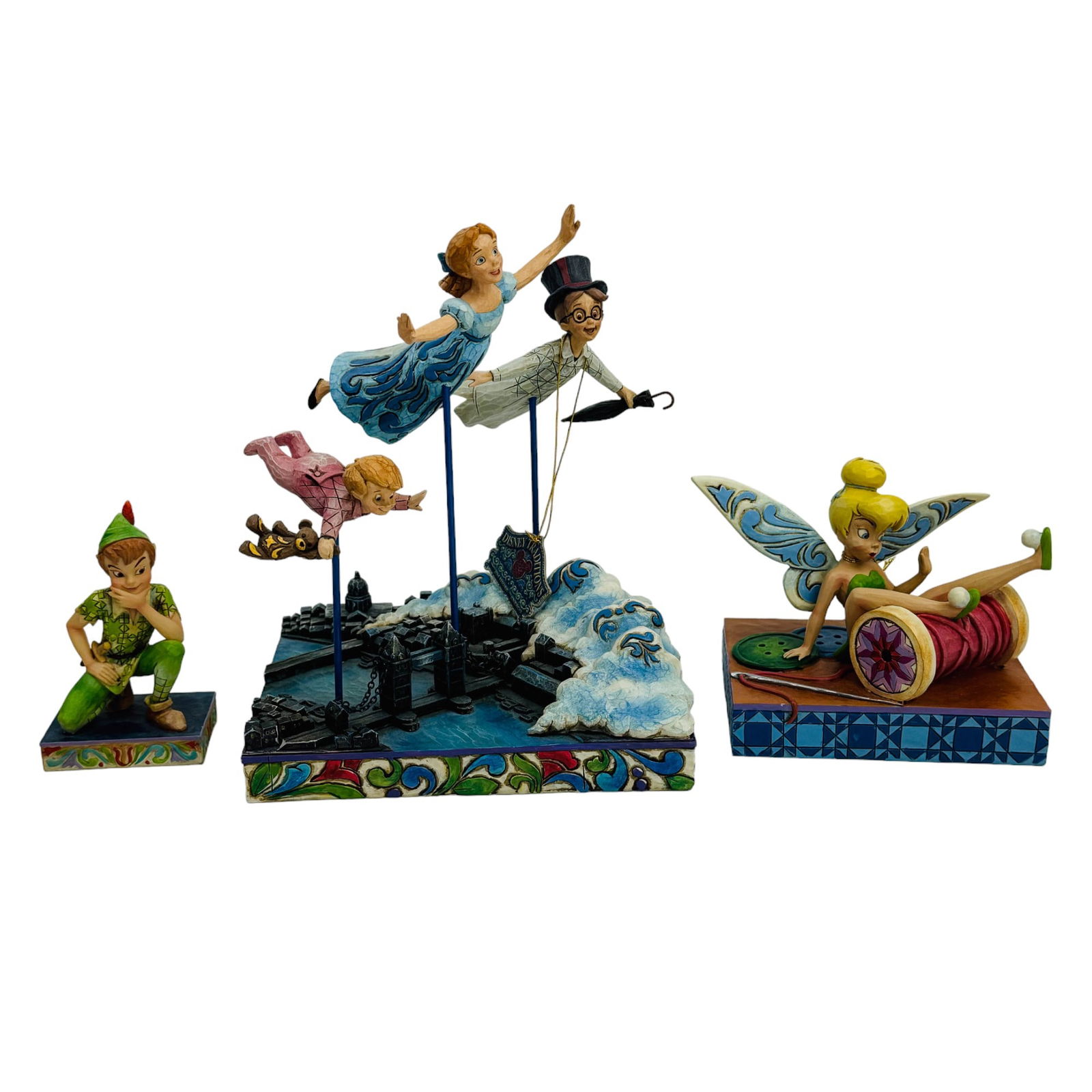 Walt Disney Enesco Peter Pan Tinkerbell Figurines (1 of 7)