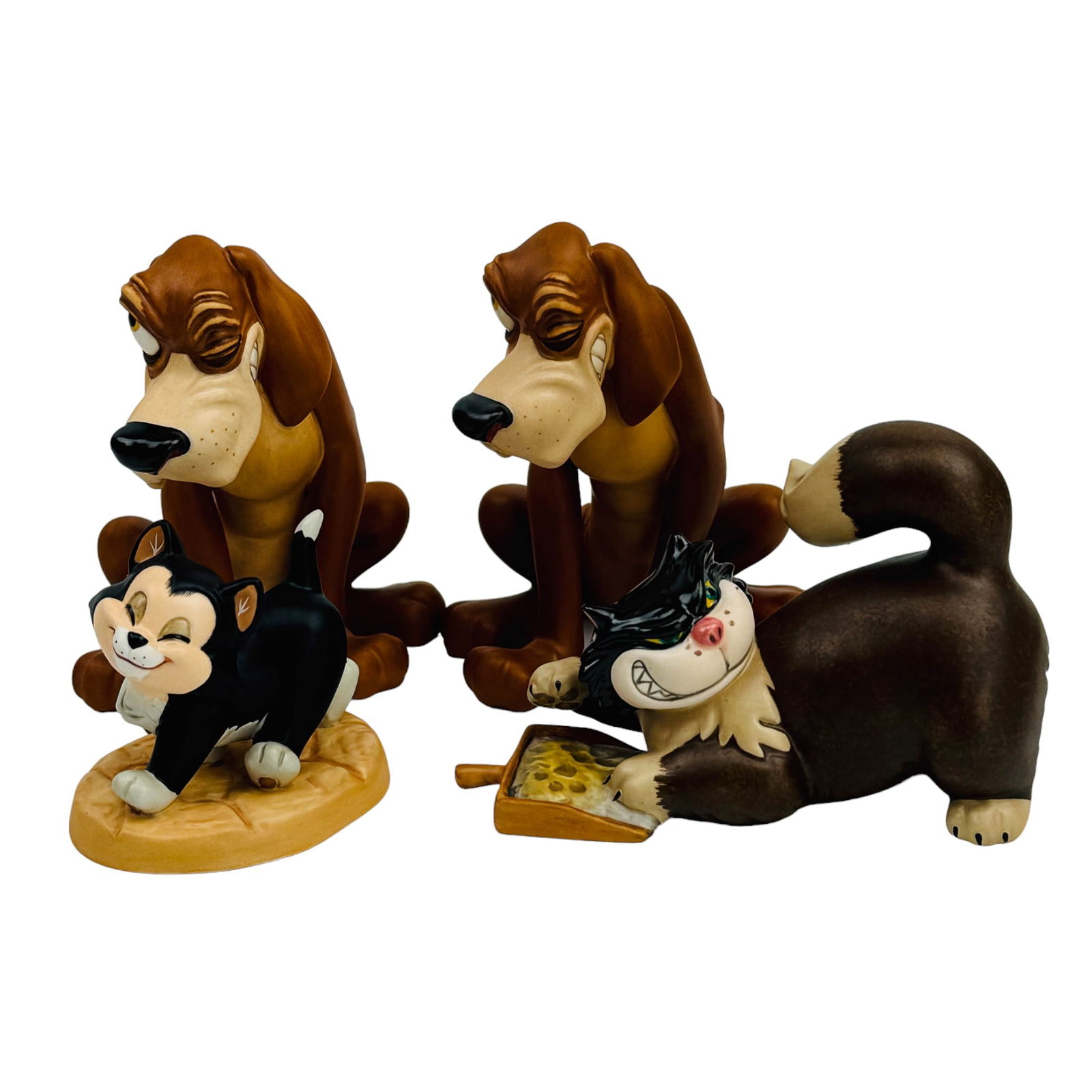 Walt Disney Cinderella Pinocchio Dog Cat Figurines (1 of 7)