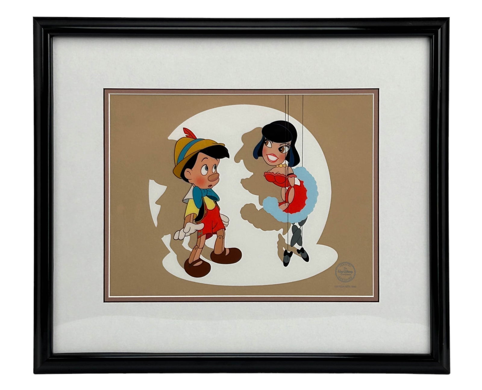 Disney Pinocchio & the Marionette LE Serigraph Cel (1 of 5)