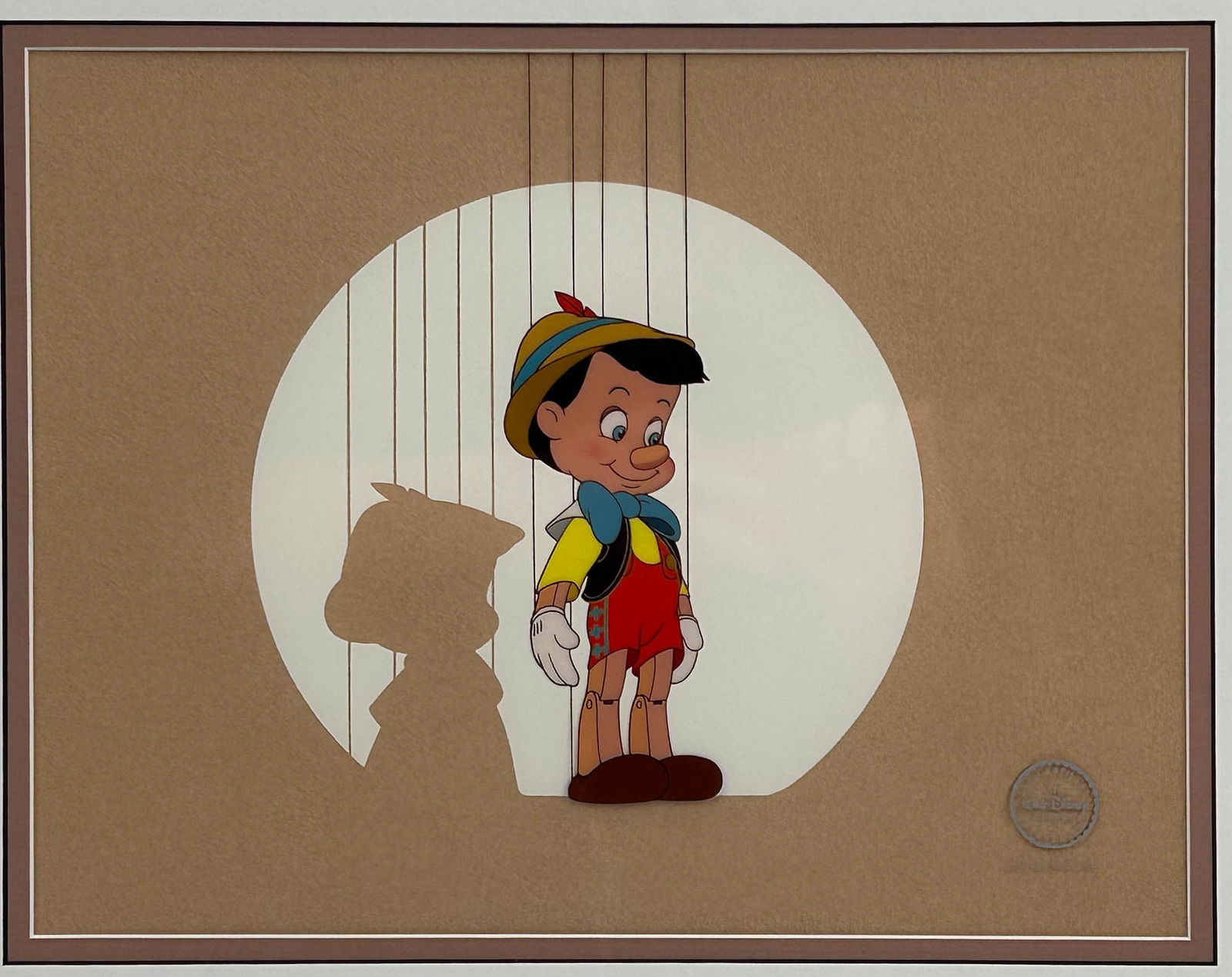 Disney Pinocchio I've Got No Strings Serigraph Cel (1 of 5)