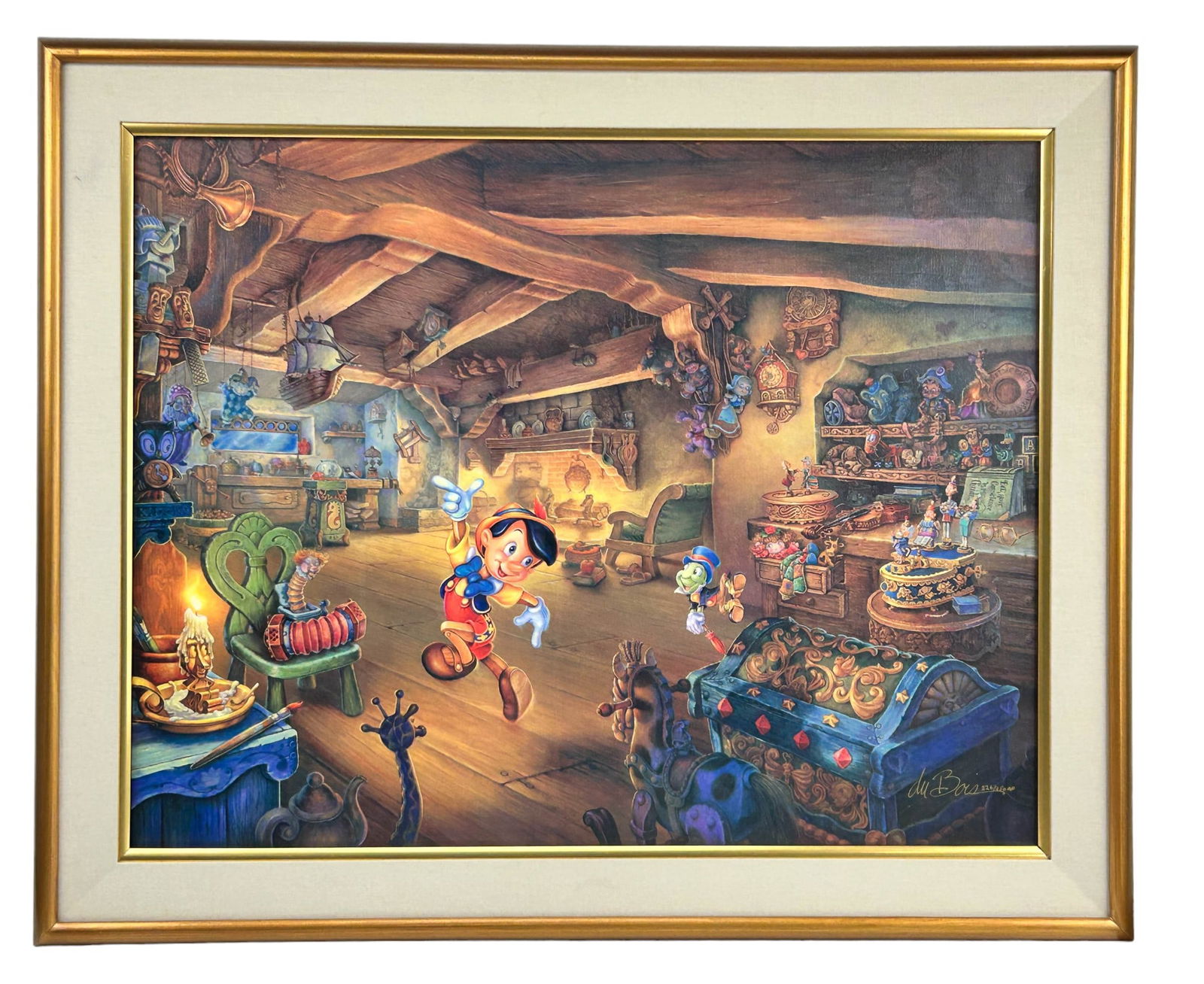Walt Disney Pinocchio's Magical Adventures Giclee (1 of 6)