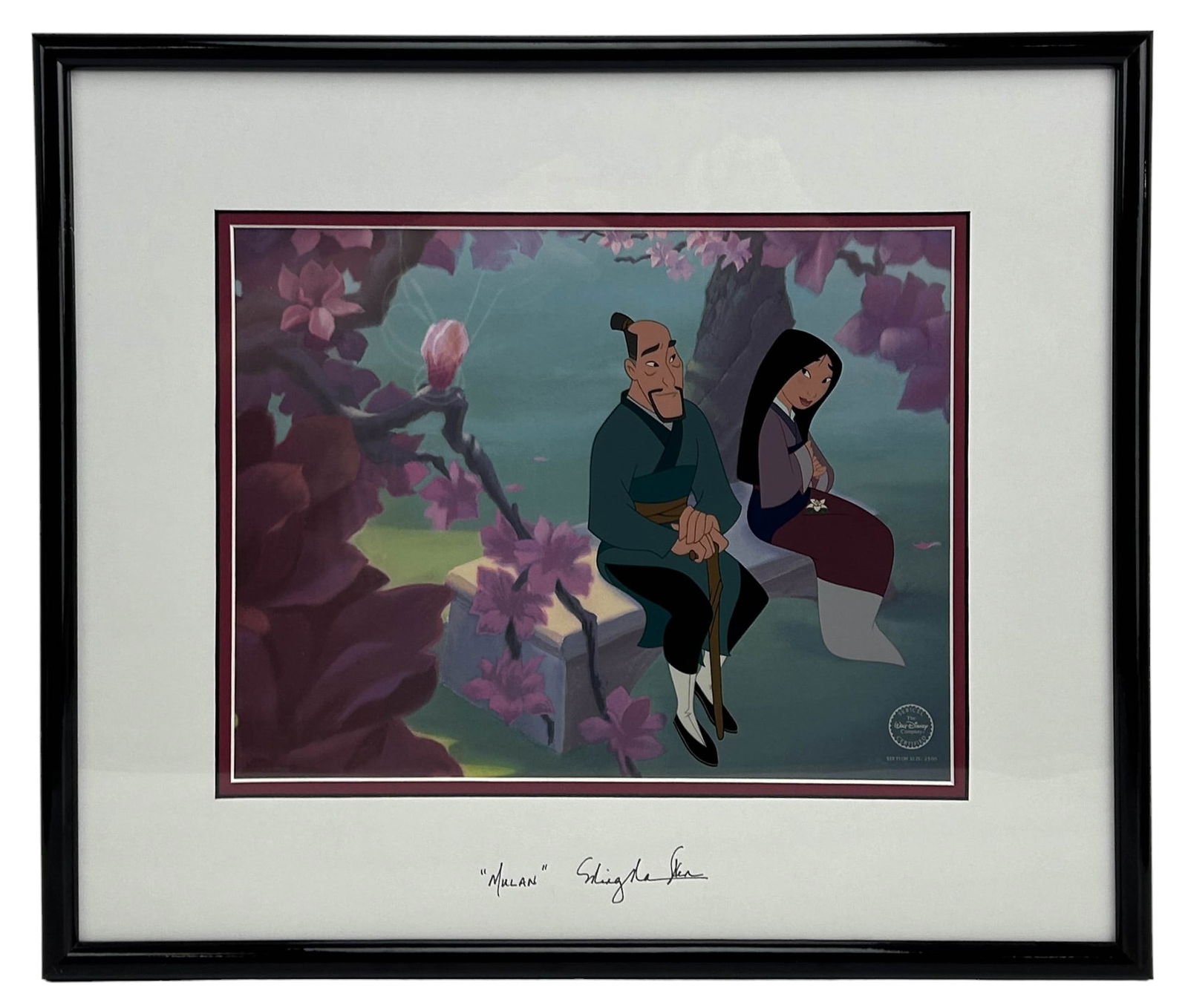 Disney Mulan Beautiful Blossom Color Serigraph Cel (1 of 6)