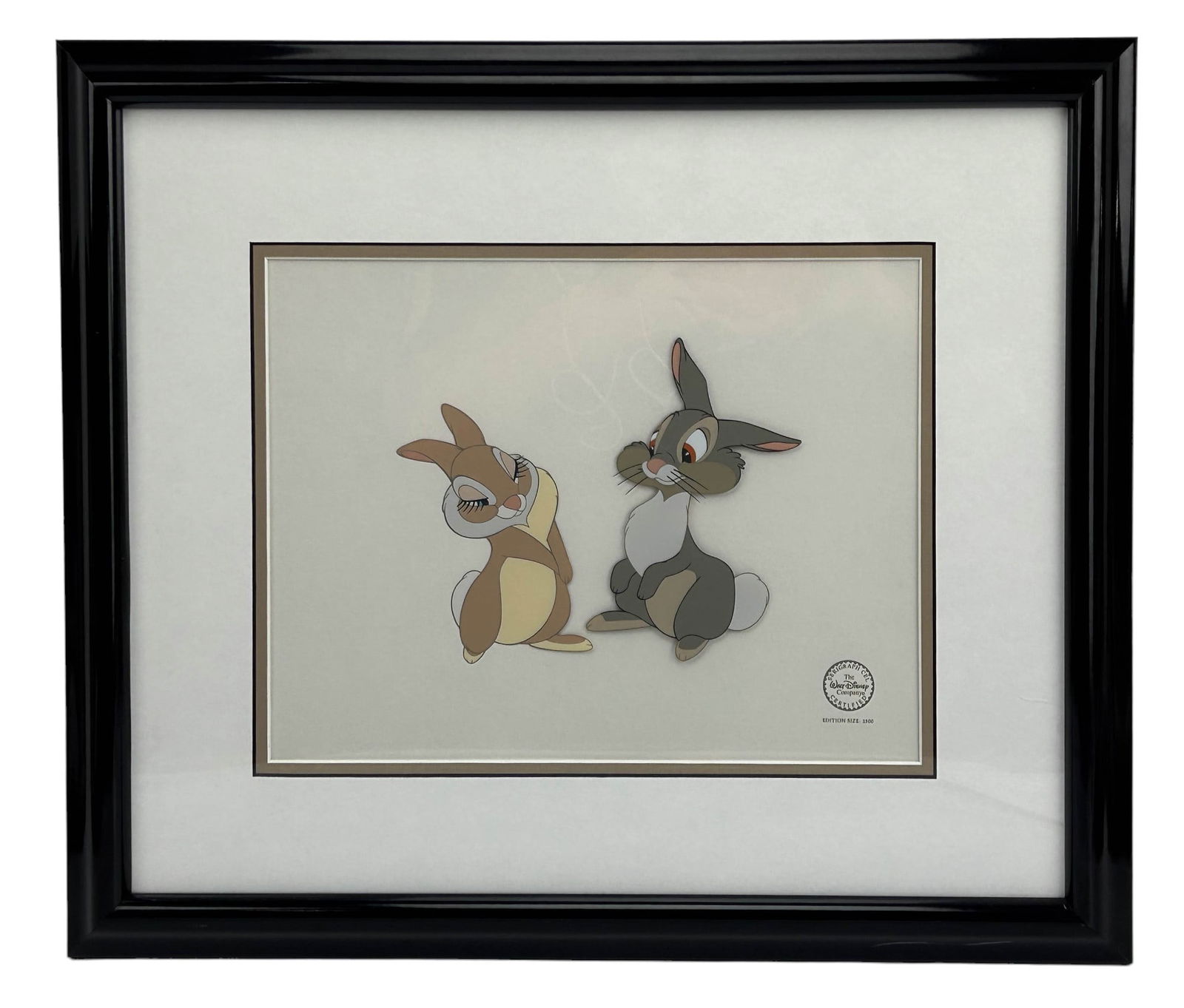 Walt Disney Thumper & Miss Bunny LE Serigraph Cel (1 of 5)