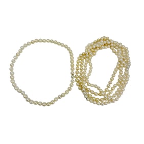 Saltwater Cultured Akoya Pearl Necklace ESTATE LOT