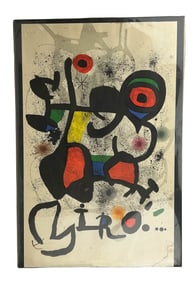 Joan Miro 1893-1983 Colored Lithograph Poster