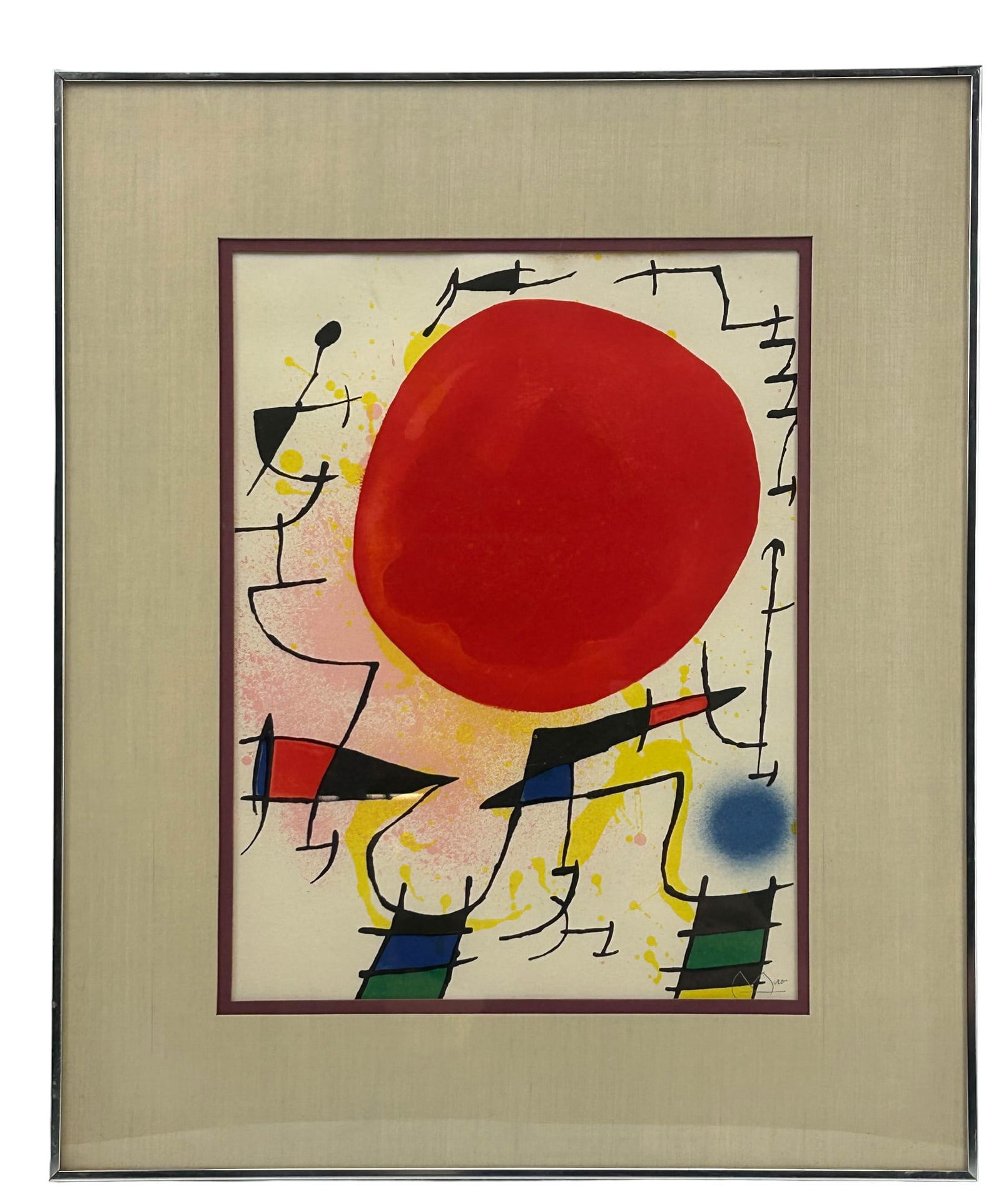 Joan Miro 1893-1983 The Red Star Color Lithograph (1 of 6)