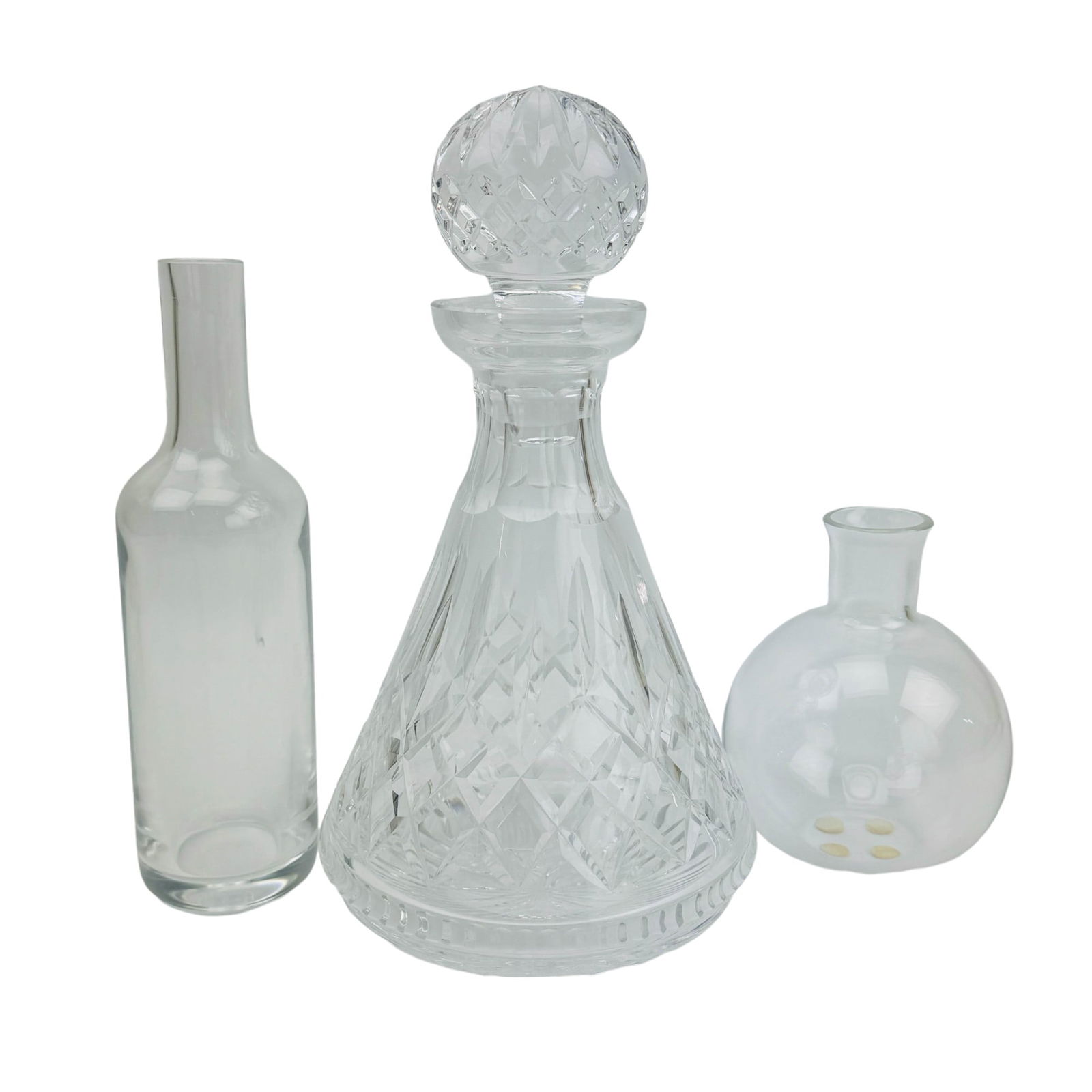 Waterford & Baccarat Crystal Decanter Bottle Vase (1 of 4)
